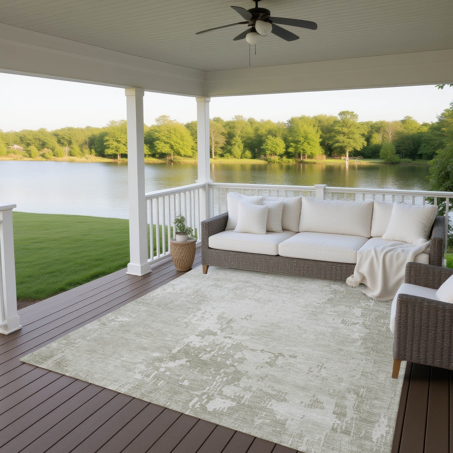 Dalyn Rugs Pacifica Linen Transitional