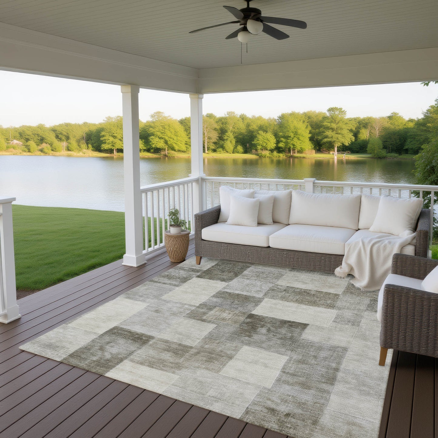 Dalyn Rugs Pacifica Taupe Transitional