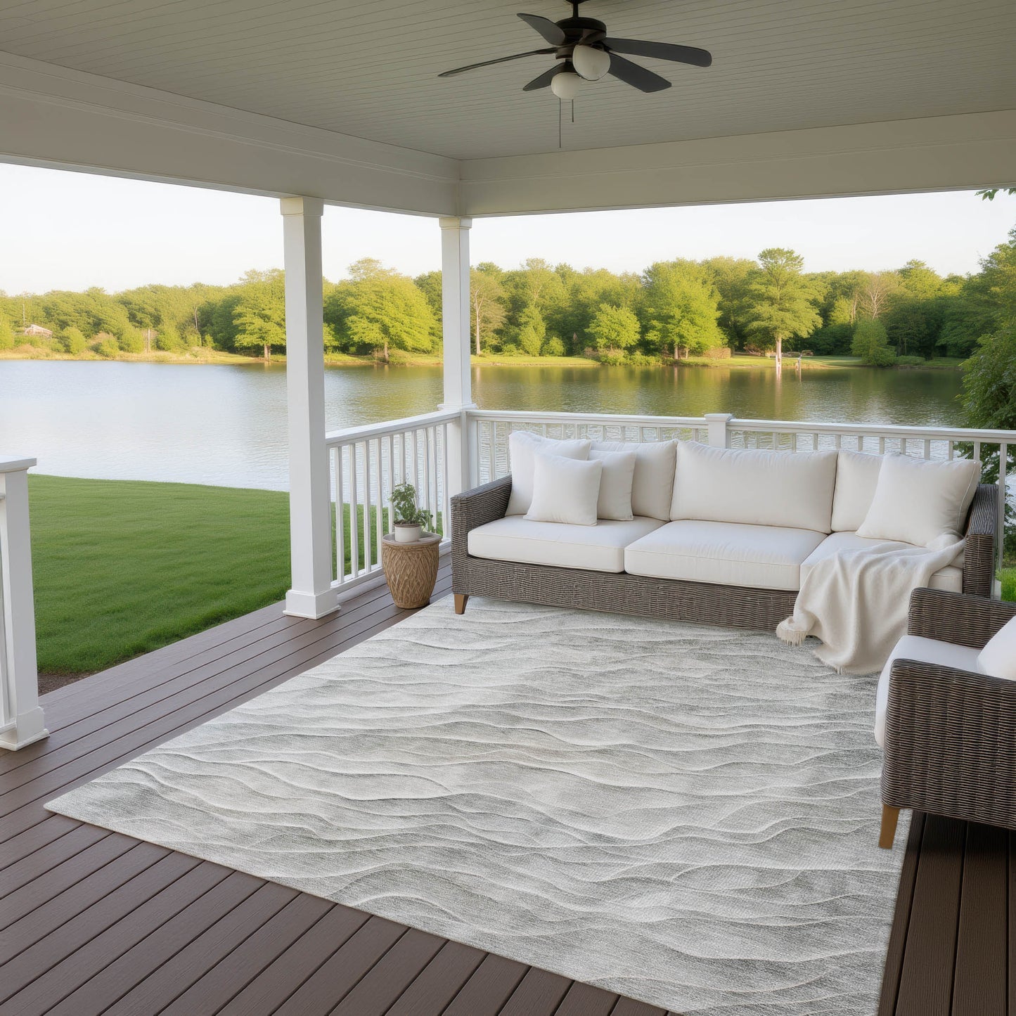 Dalyn Rugs Pacifica Taupe Transitional