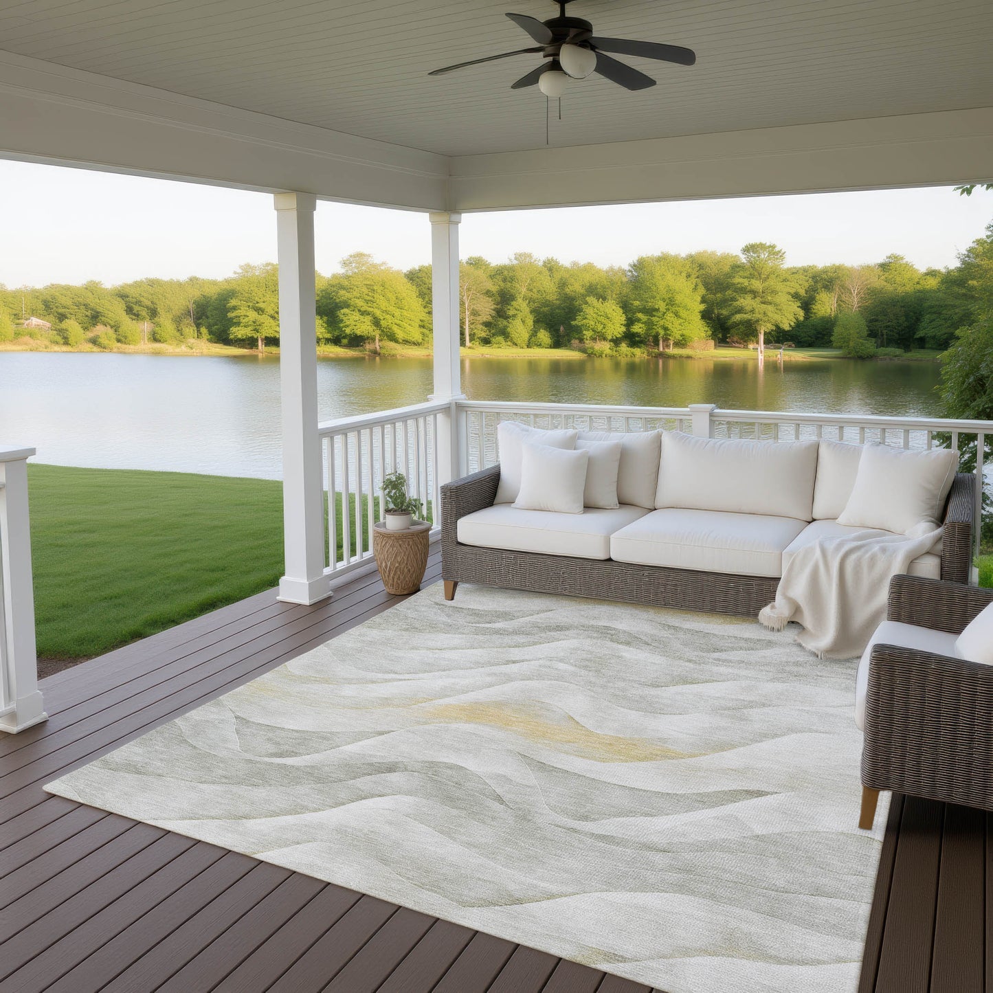 Dalyn Rugs Pacifica Silver Transitional