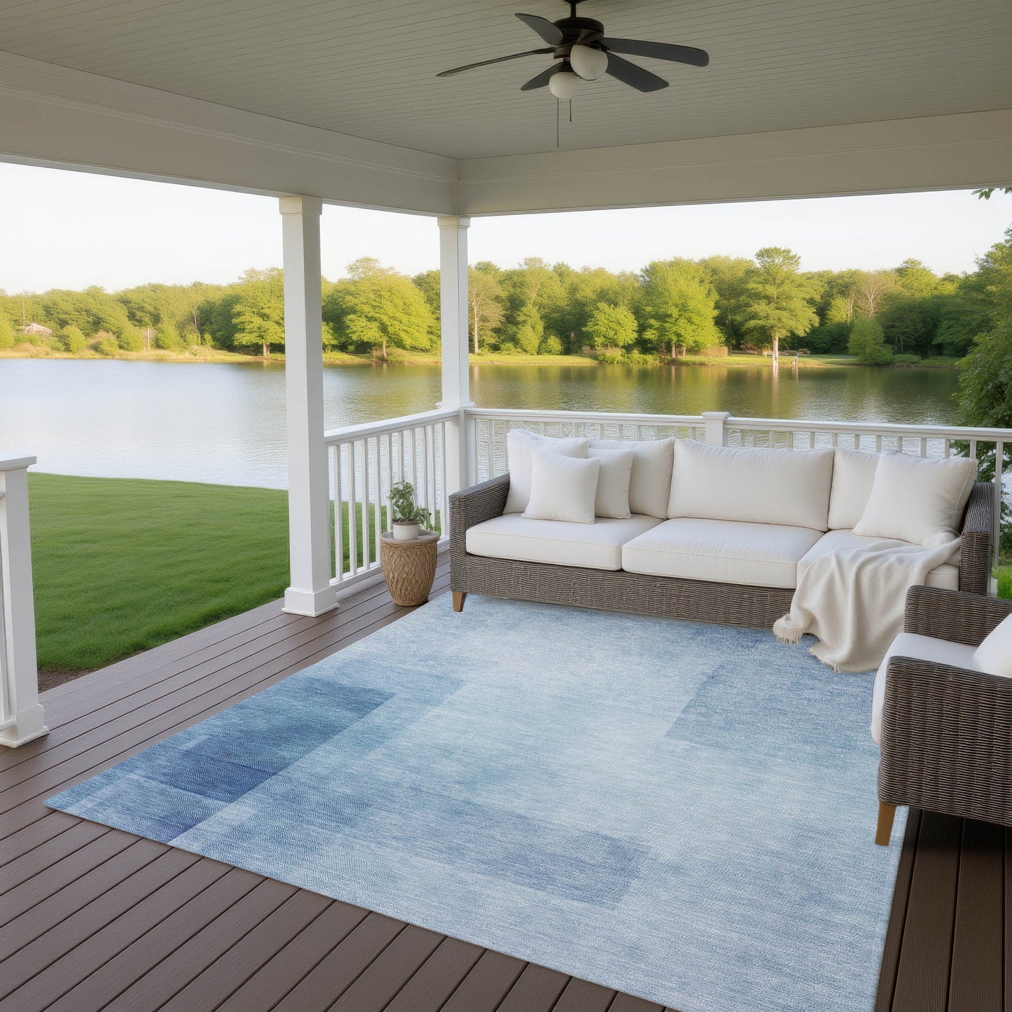 Dalyn Rugs Pacifica Blue Transitional