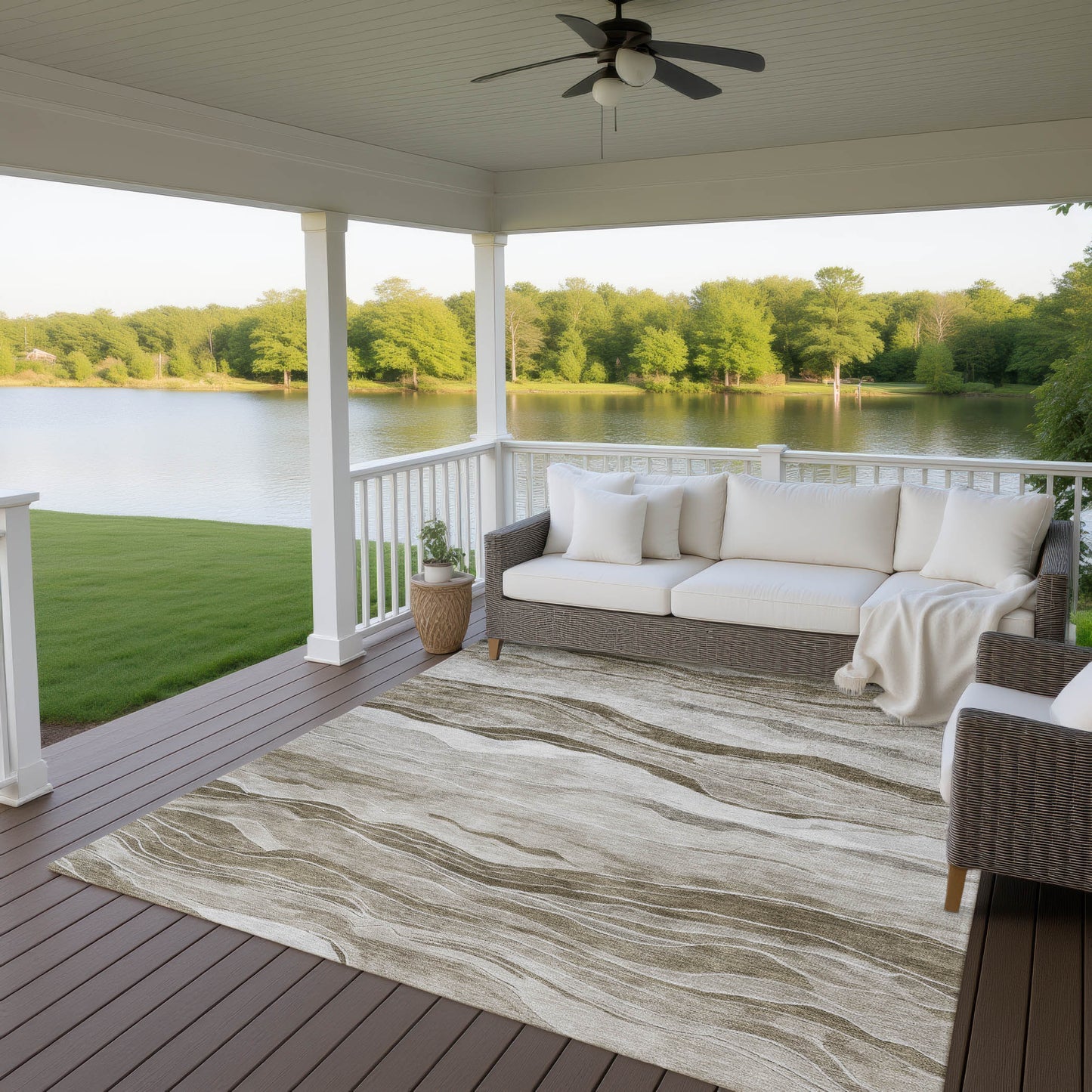 Dalyn Rugs Pacifica Brown Transitional