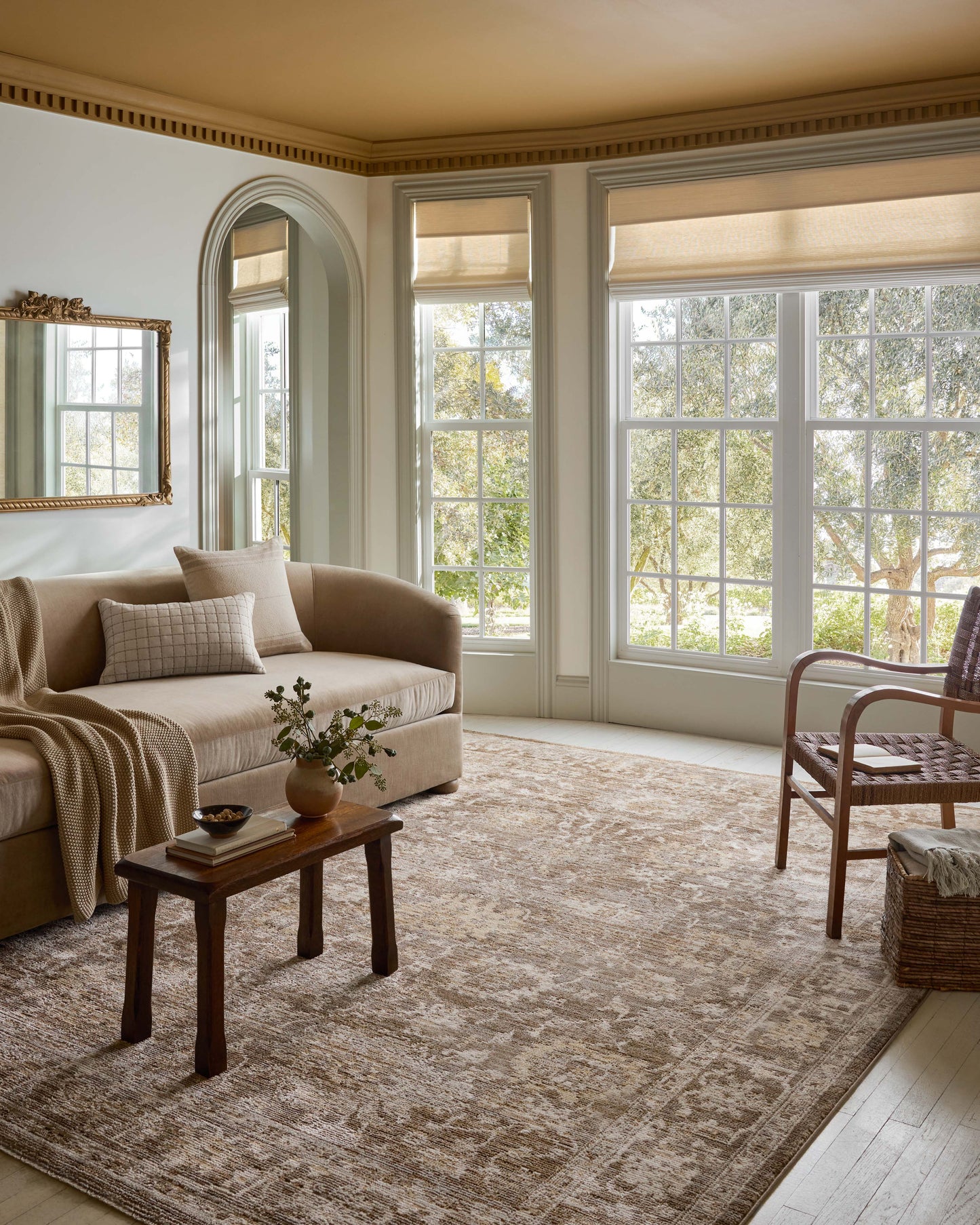 Magnolia Home by Joanna Gaines x Loloi Pace Bark Natural Traditional