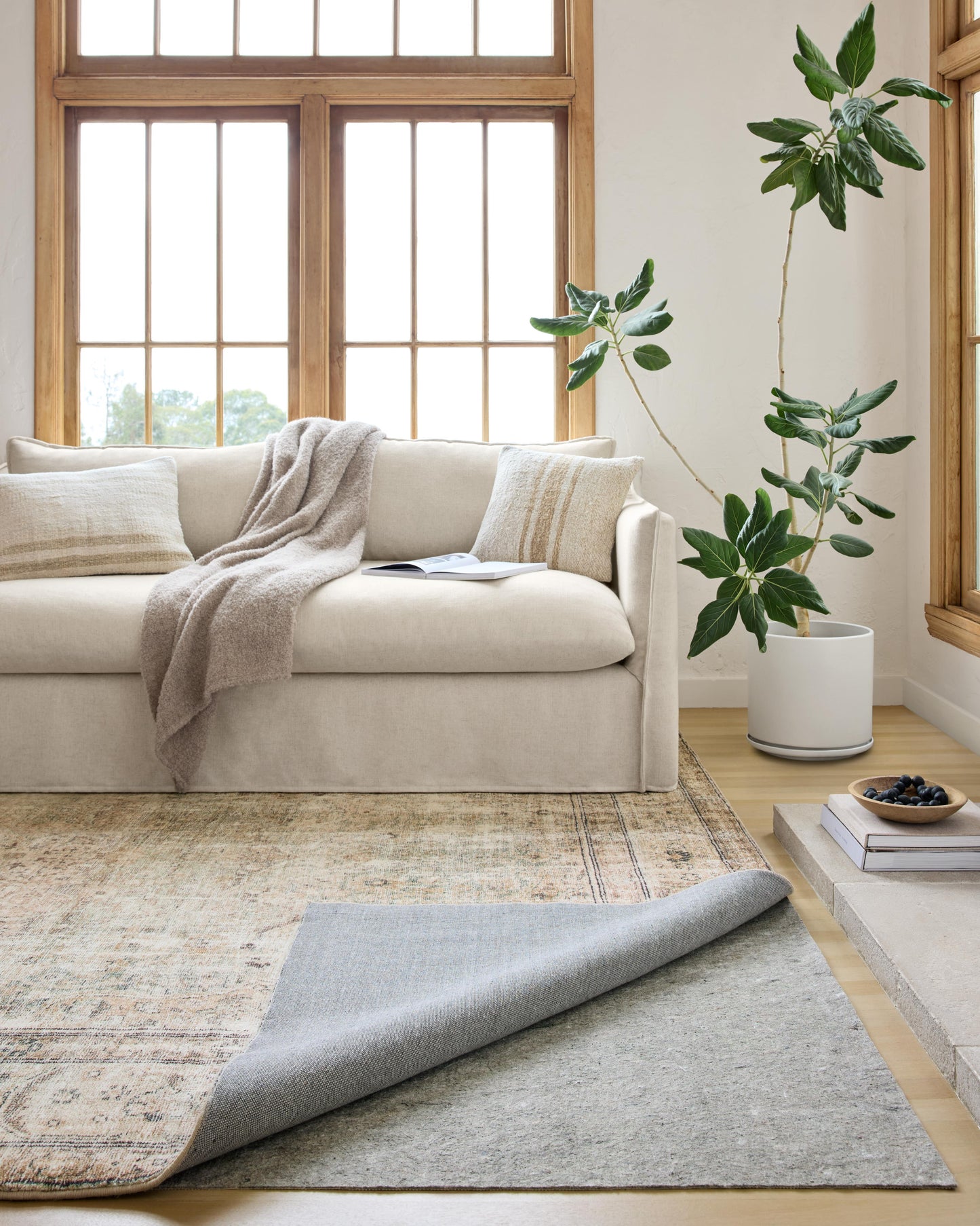 Loloi Loloi- Grip 1/4" Grey Rug Pad