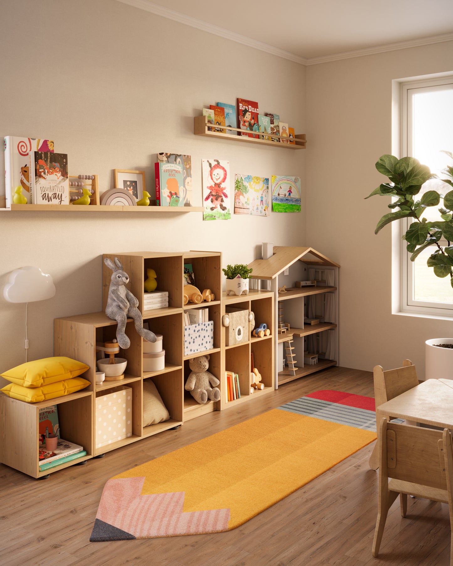 Momeni Playground Multi Contemporary