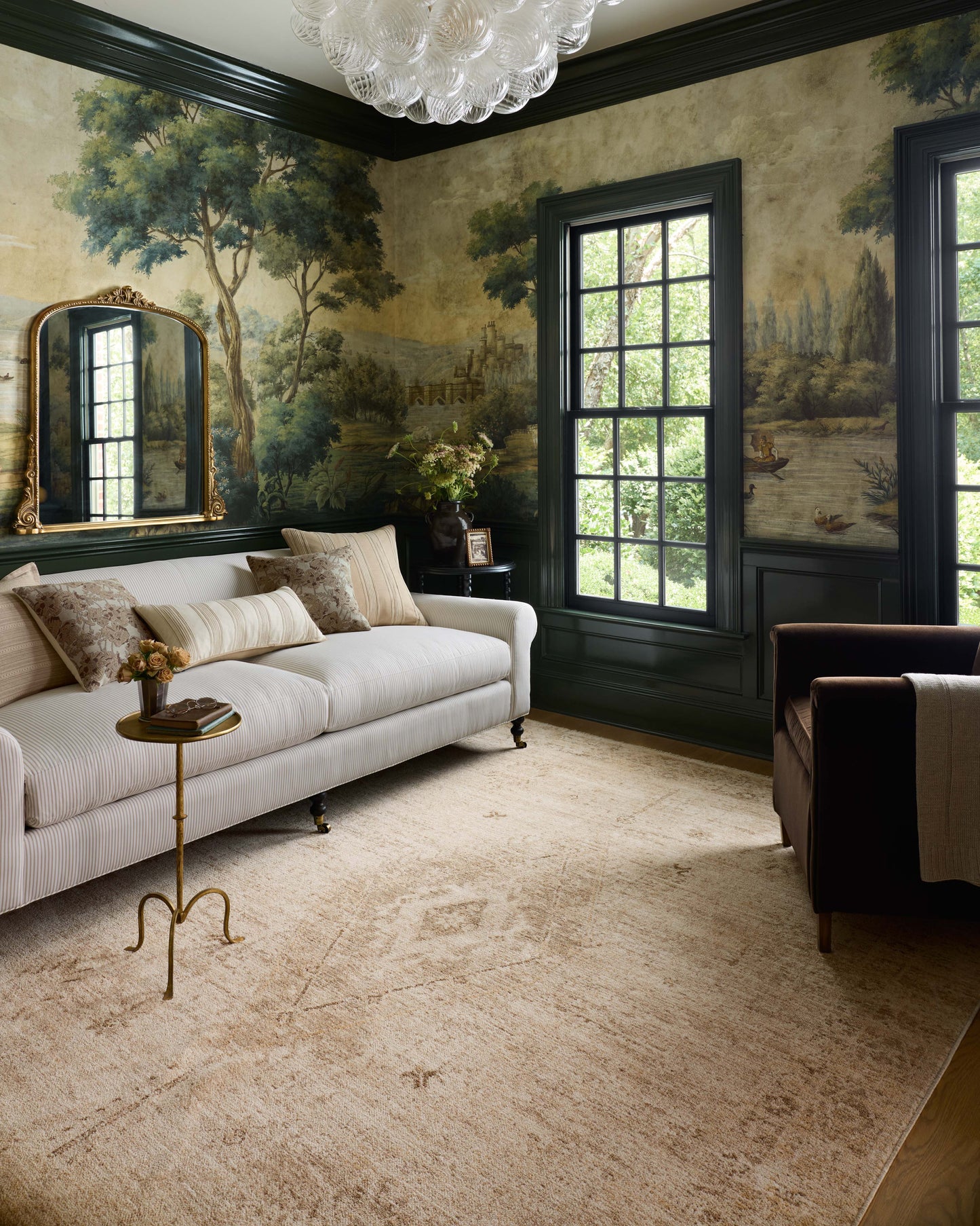 Chris Loves Julia x Loloi Palma Natural Smoke Traditional