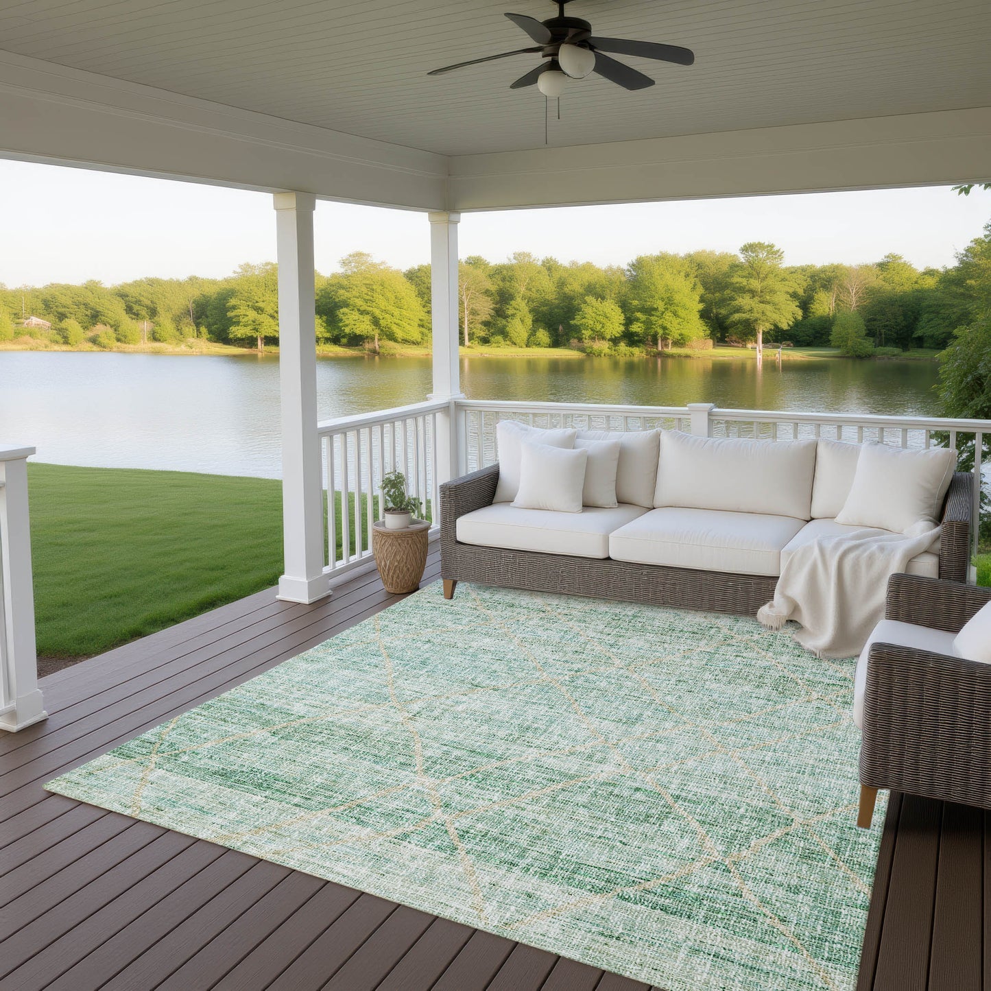 Dalyn Rugs Portico Aloe Transitional