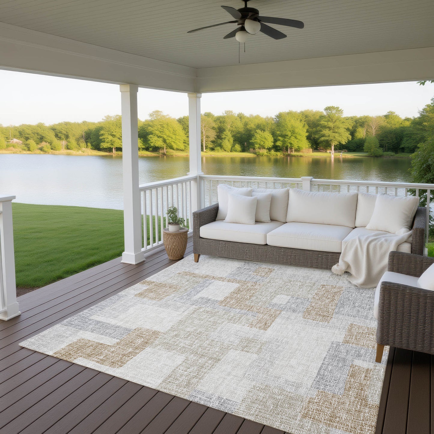 Dalyn Rugs Portico Ivory Transitional