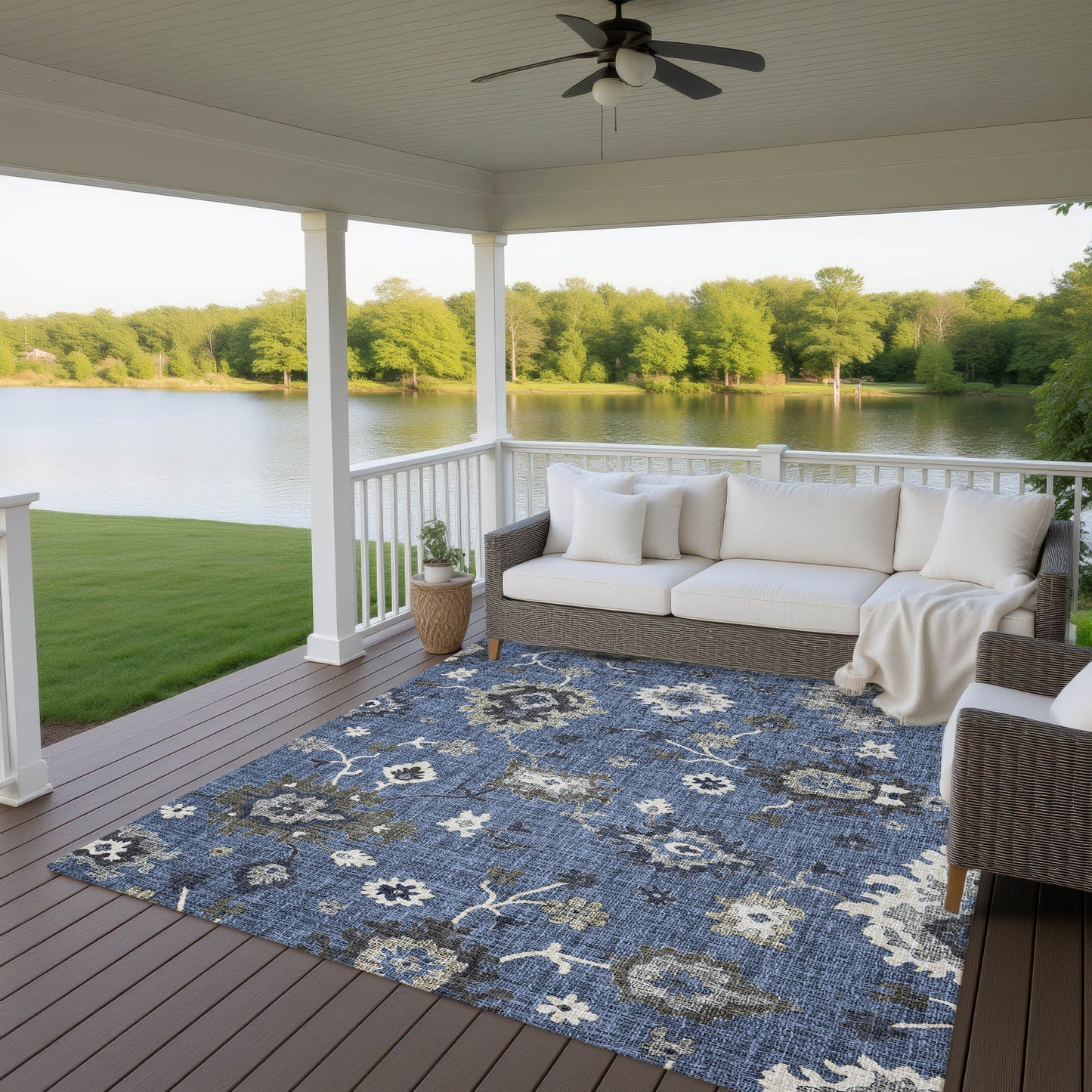 Dalyn Rugs Portico Blue Transitional