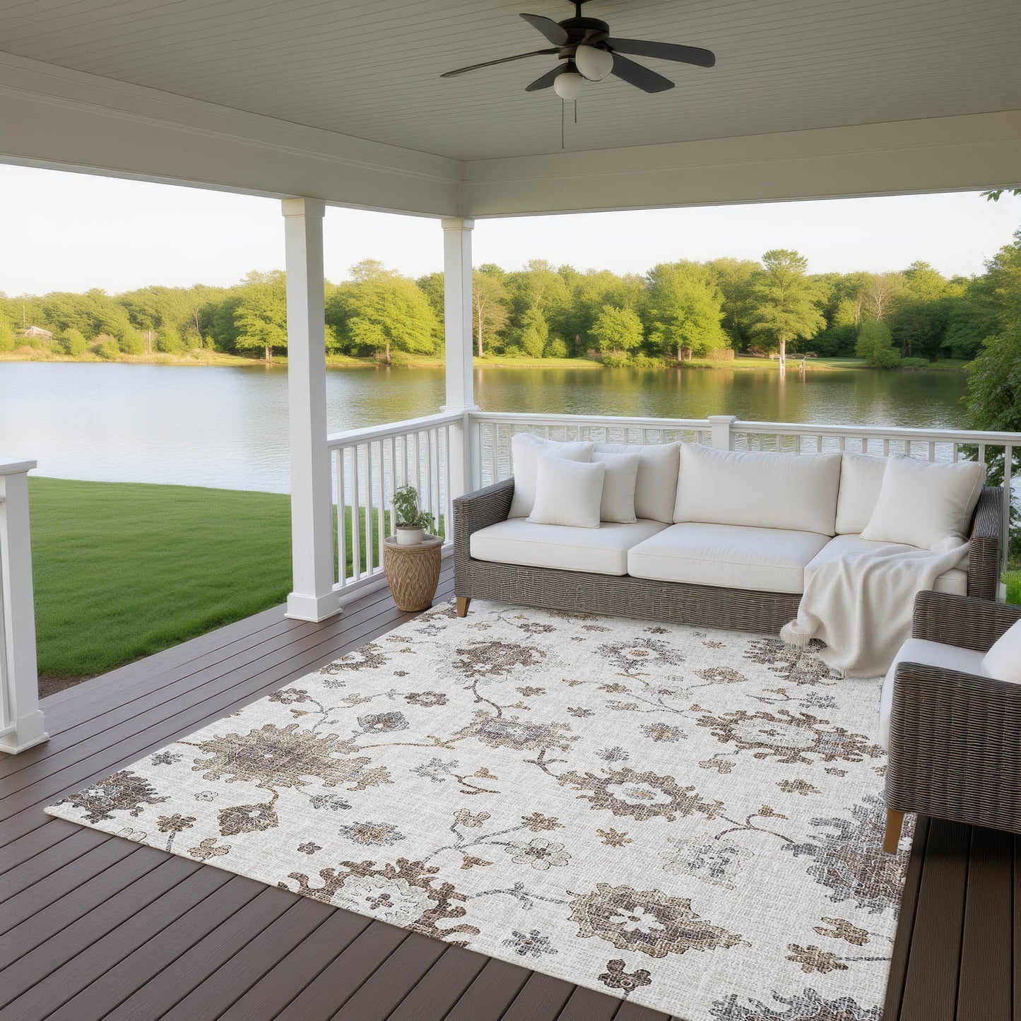 Dalyn Rugs Portico Ivory Transitional