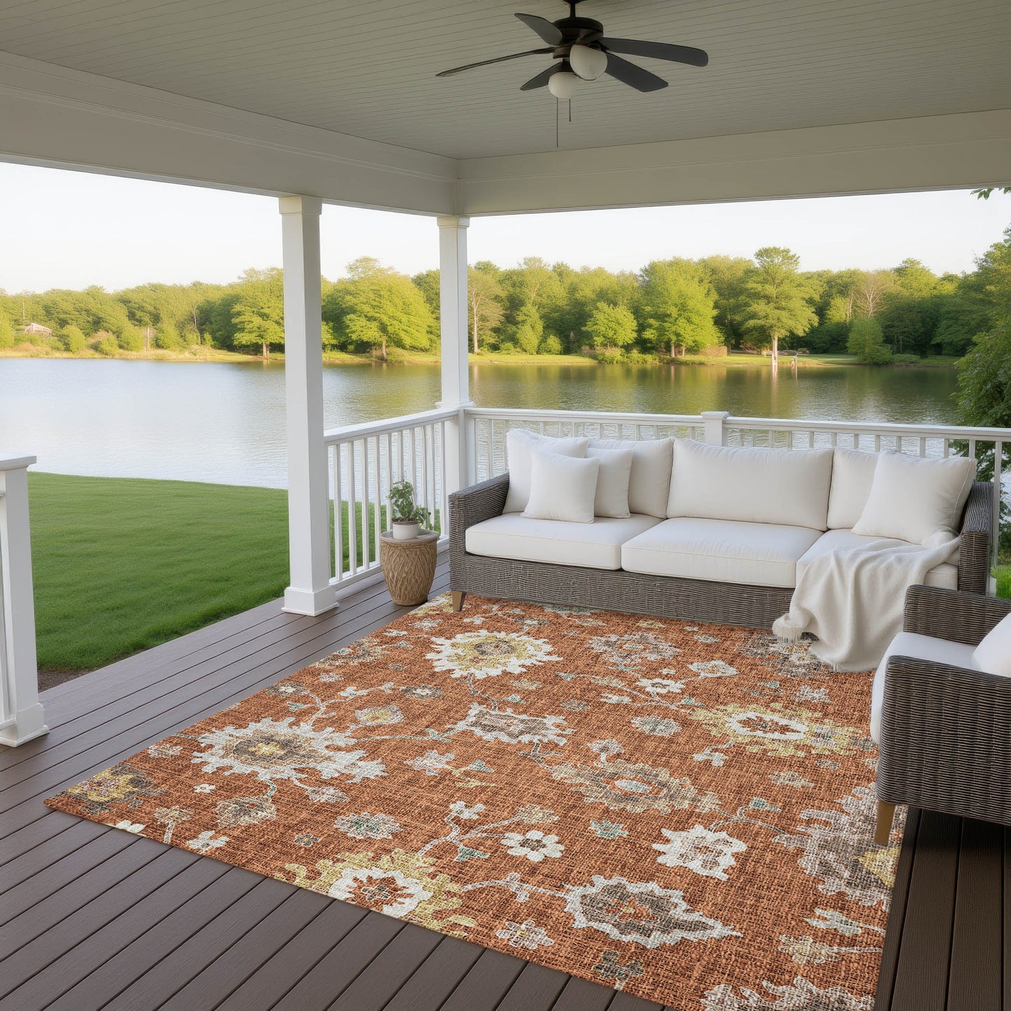 Dalyn Rugs Portico Paprika Transitional