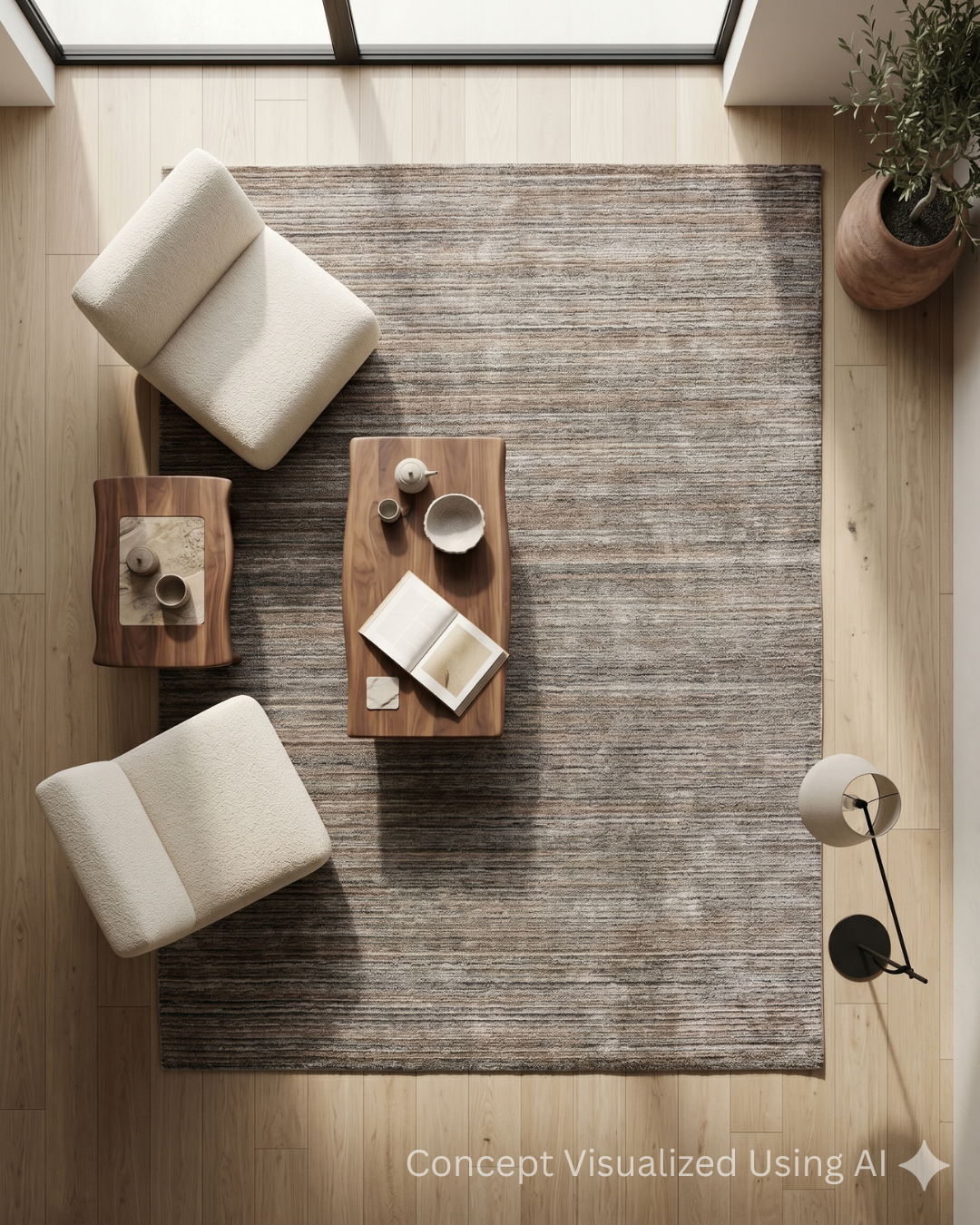 Artisan Liv Coral Rust Transitional Loom Rug