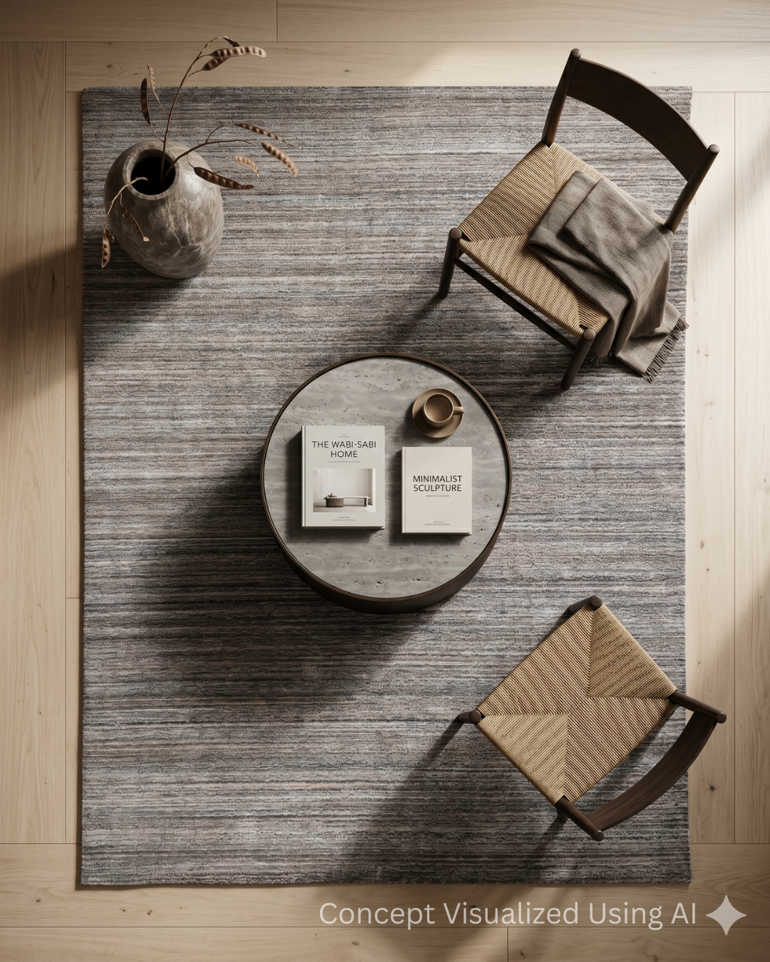 Artisan Liv Taupe Gray Transitional Rug
