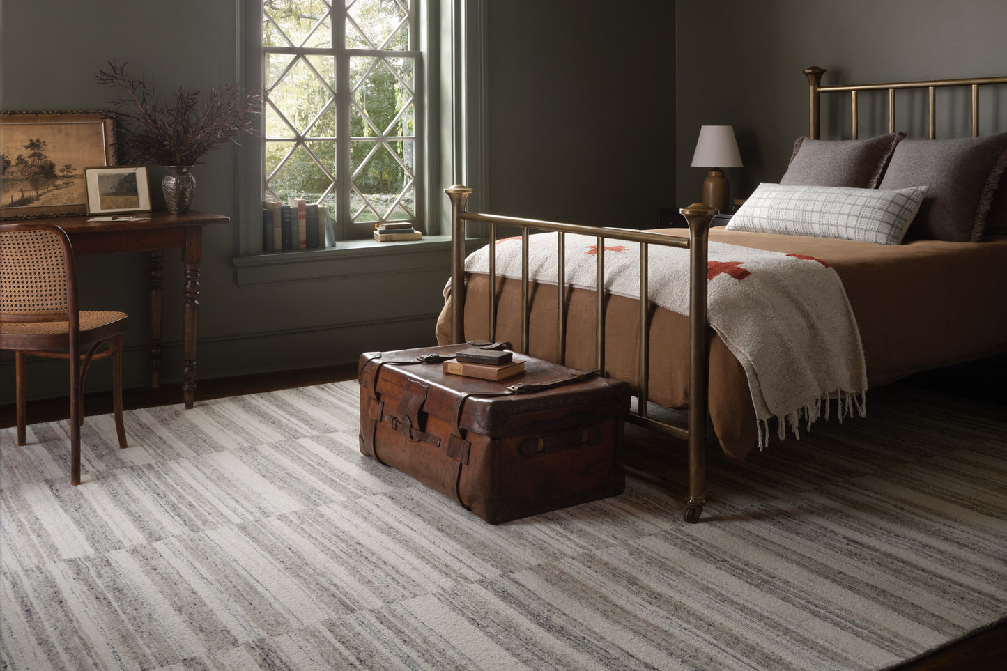 Magnolia Home by Joanna Gaines x Loloi Rae Stone Ivory Contemporary