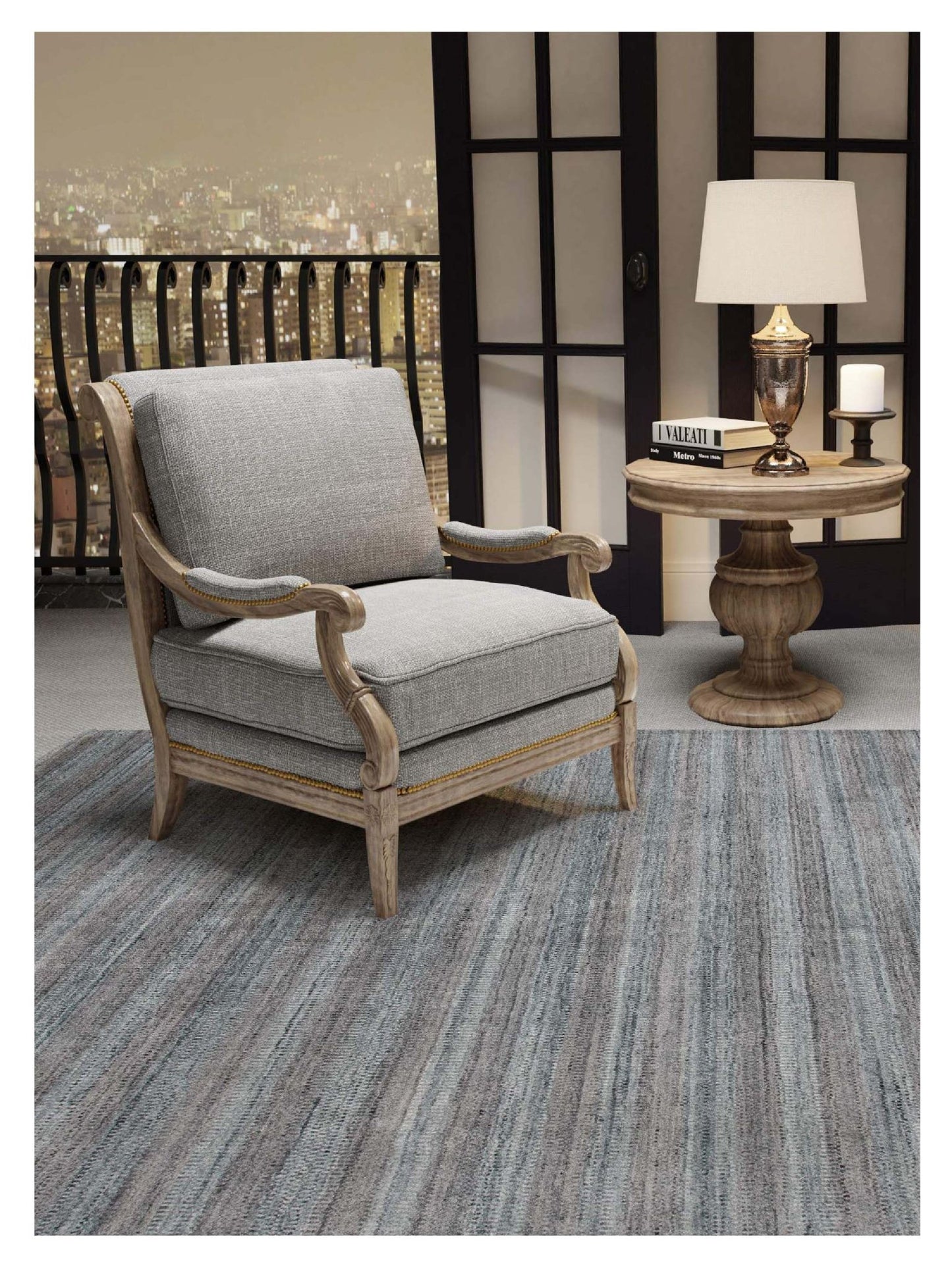 Limited REDCLIFFE RD - 807 GRAYISH BLUE Transitional Woven Rug - Rugs - Limited - Atlanta Designer Rugs