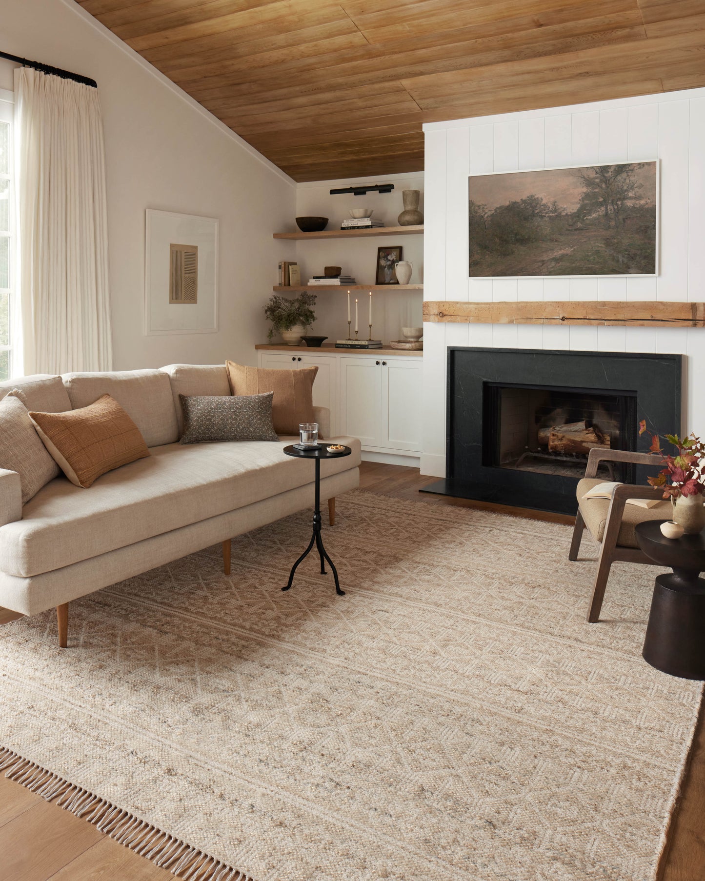 Angela Rose x Loloi Rivers Sand Ivory Traditional