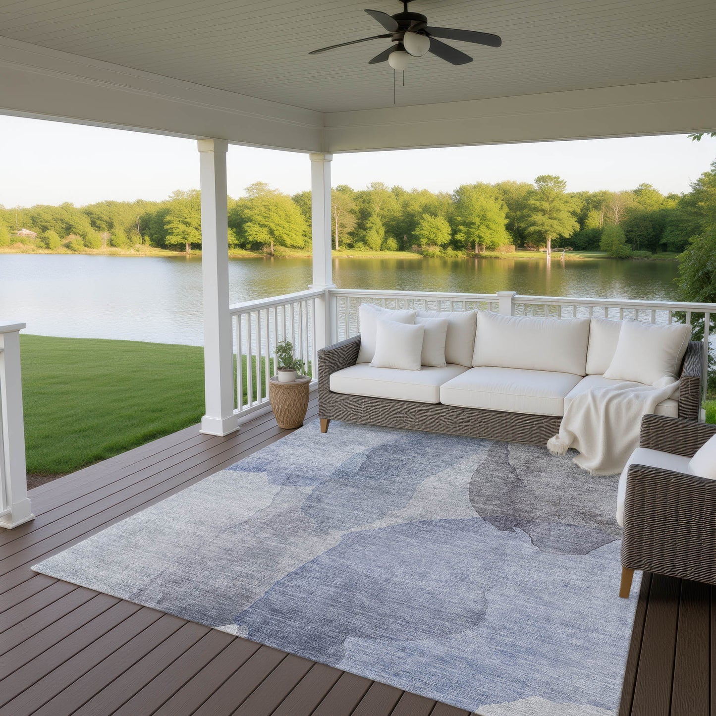 Dalyn Rugs Ravenna Blue Transitional