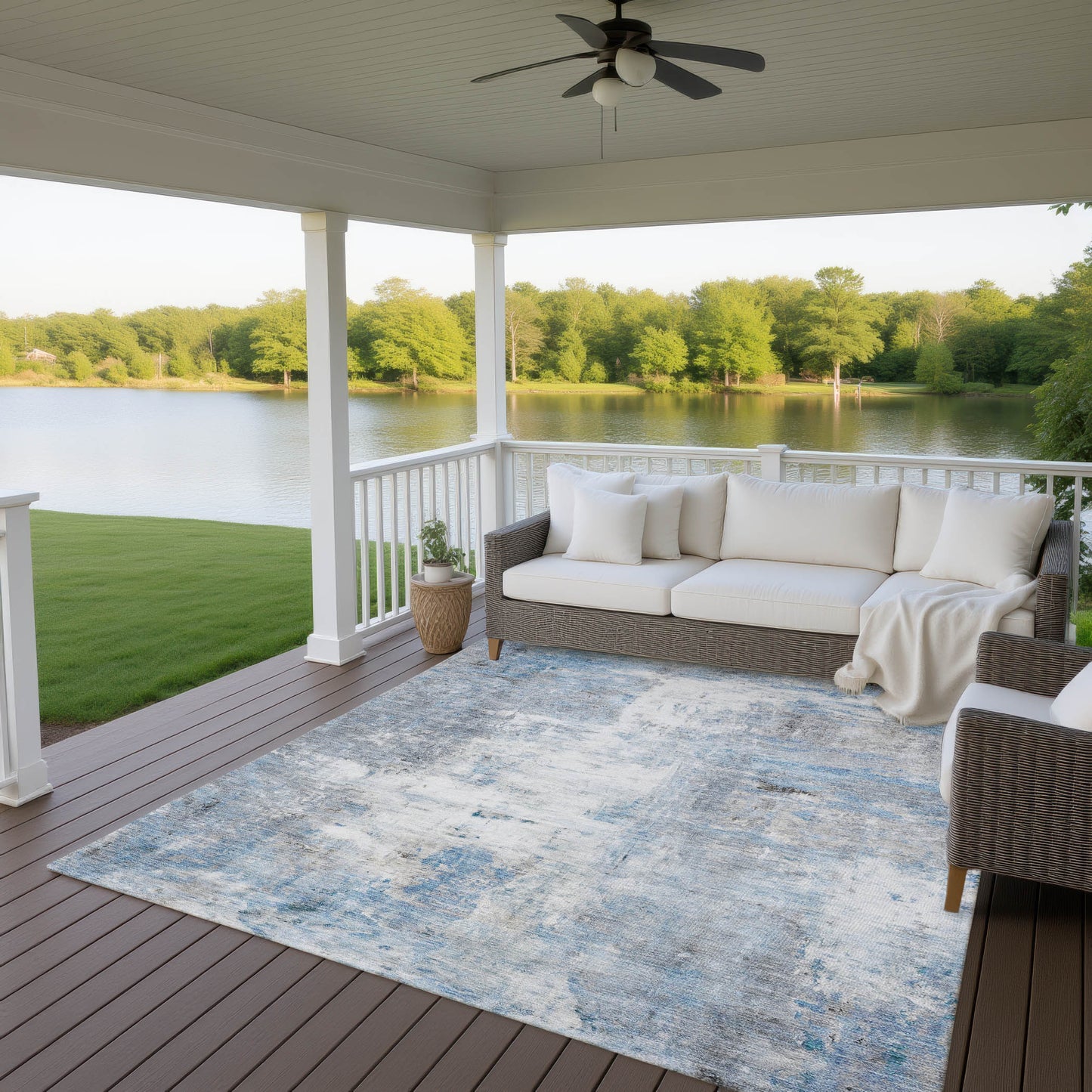 Dalyn Rugs Ravenna Blue Transitional