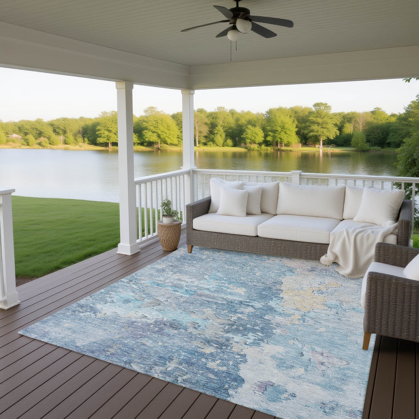 Dalyn Rugs Ravenna Blue Transitional