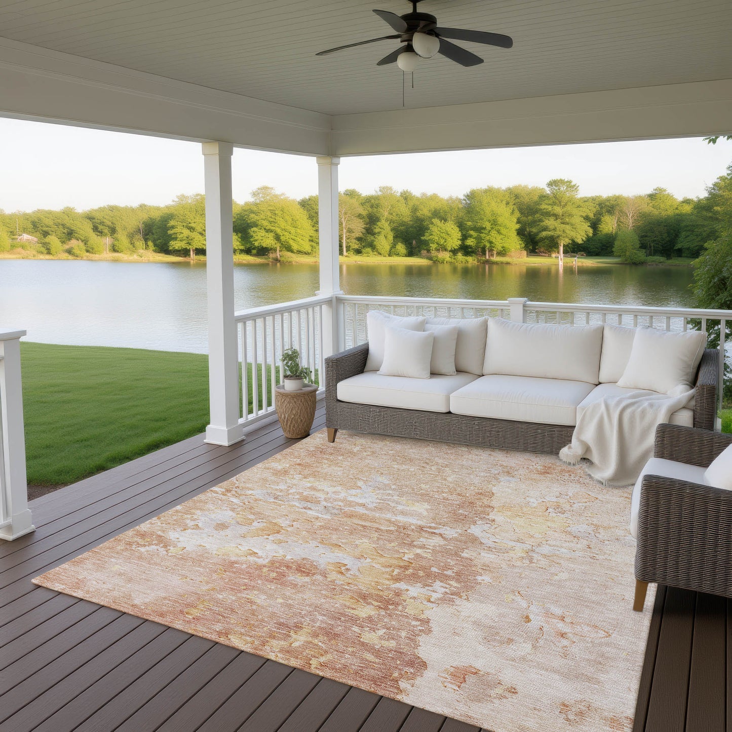 Dalyn Rugs Ravenna Salmon Transitional