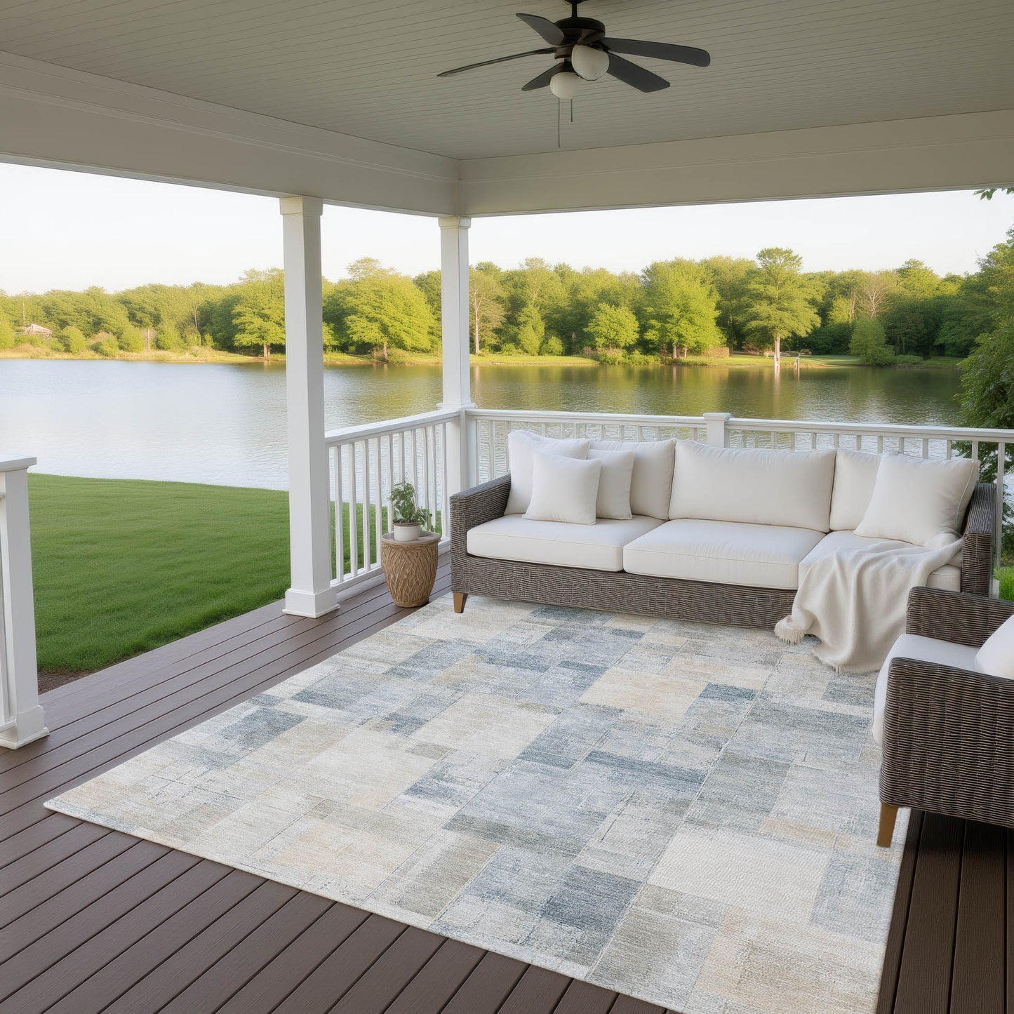 Dalyn Rugs Ravenna Denim Transitional