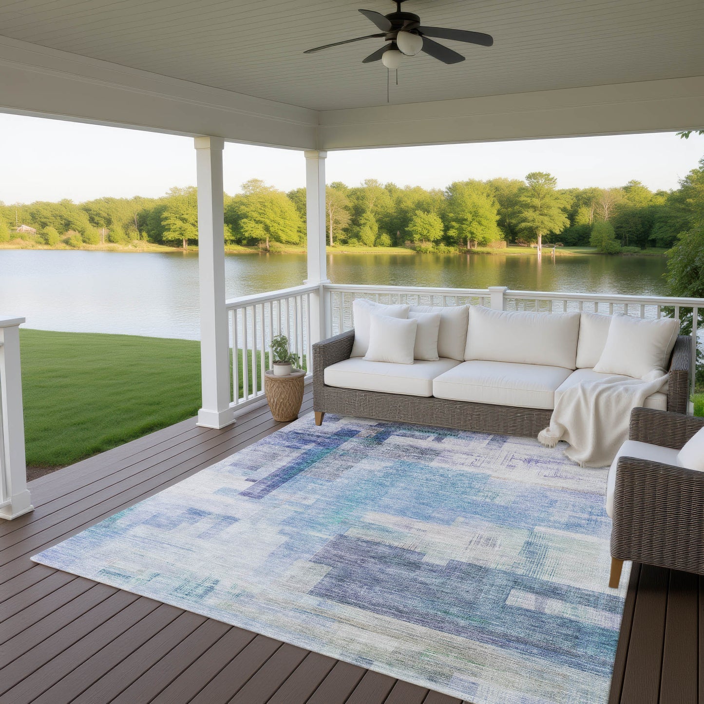 Dalyn Rugs Ravenna Blue Transitional