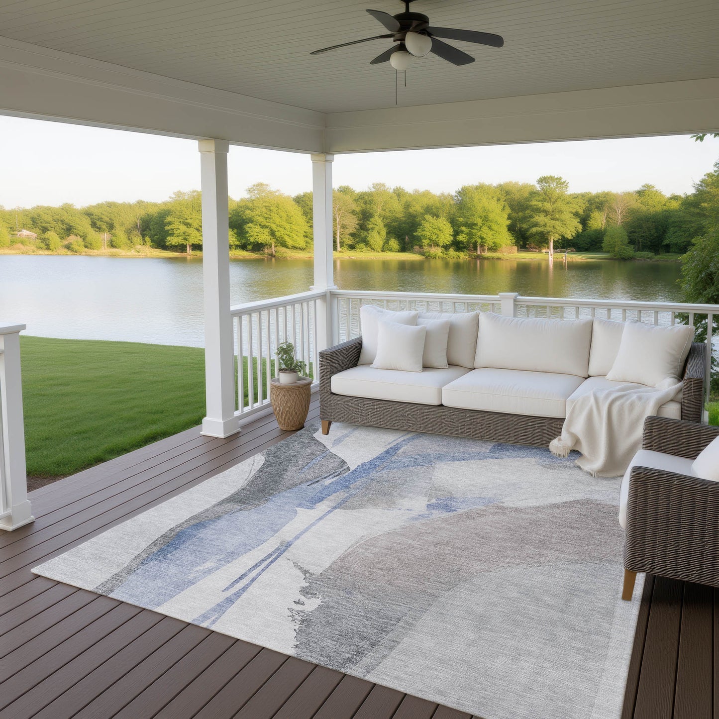 Dalyn Rugs Ravenna Denim Transitional