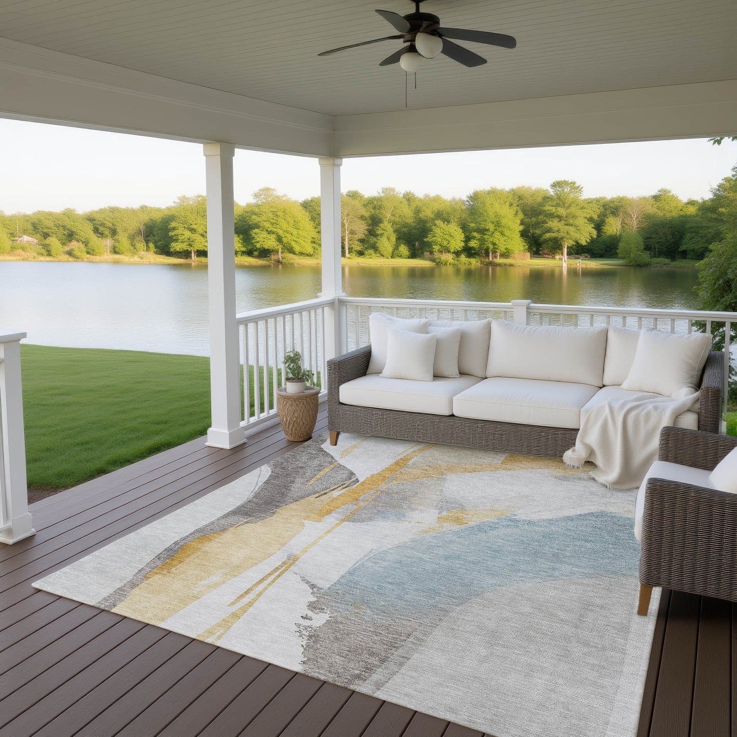 Dalyn Rugs Ravenna Gold Transitional