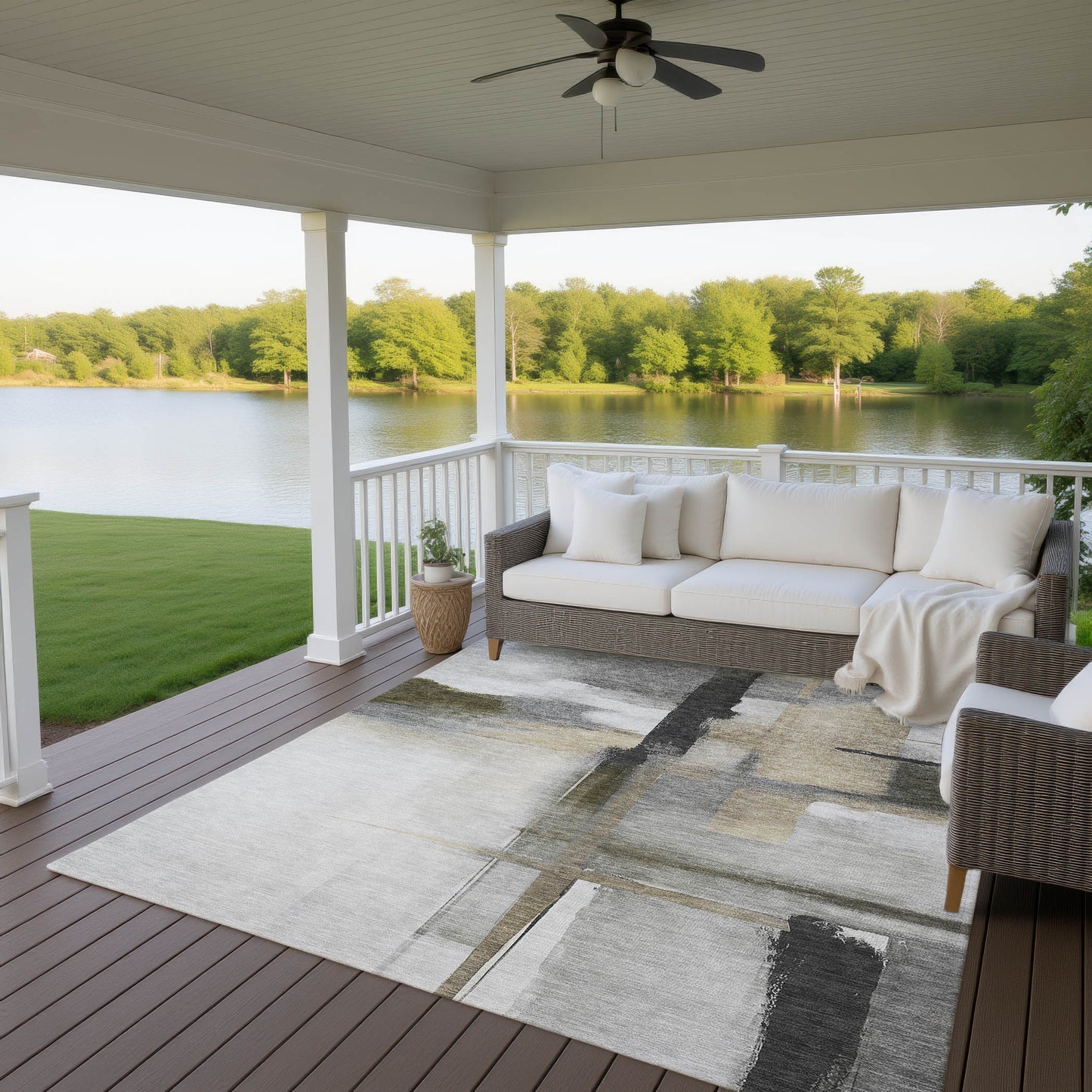 Dalyn Rugs Ravenna Gray Transitional