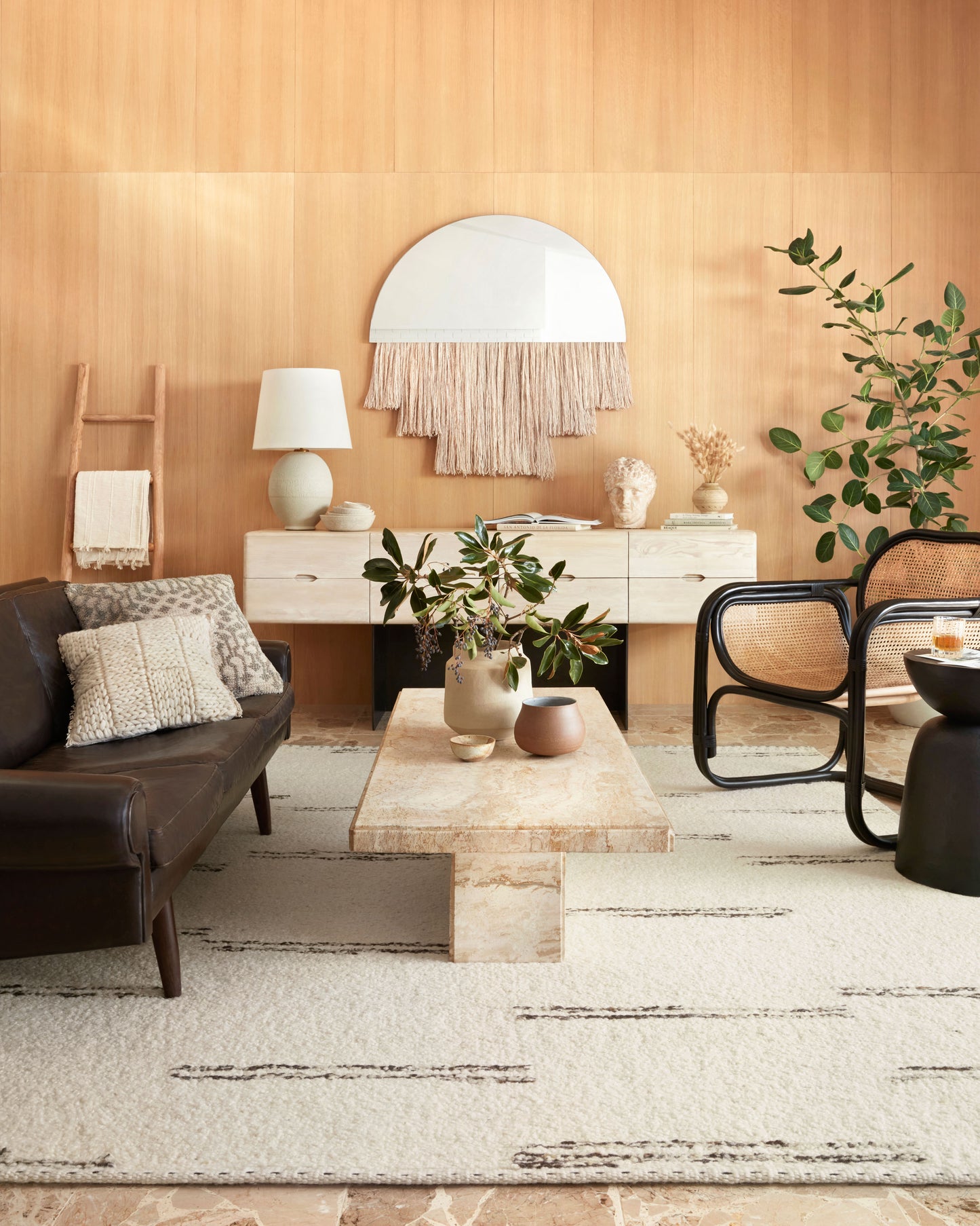 Loloi Roman Ivory Granite Contemporary