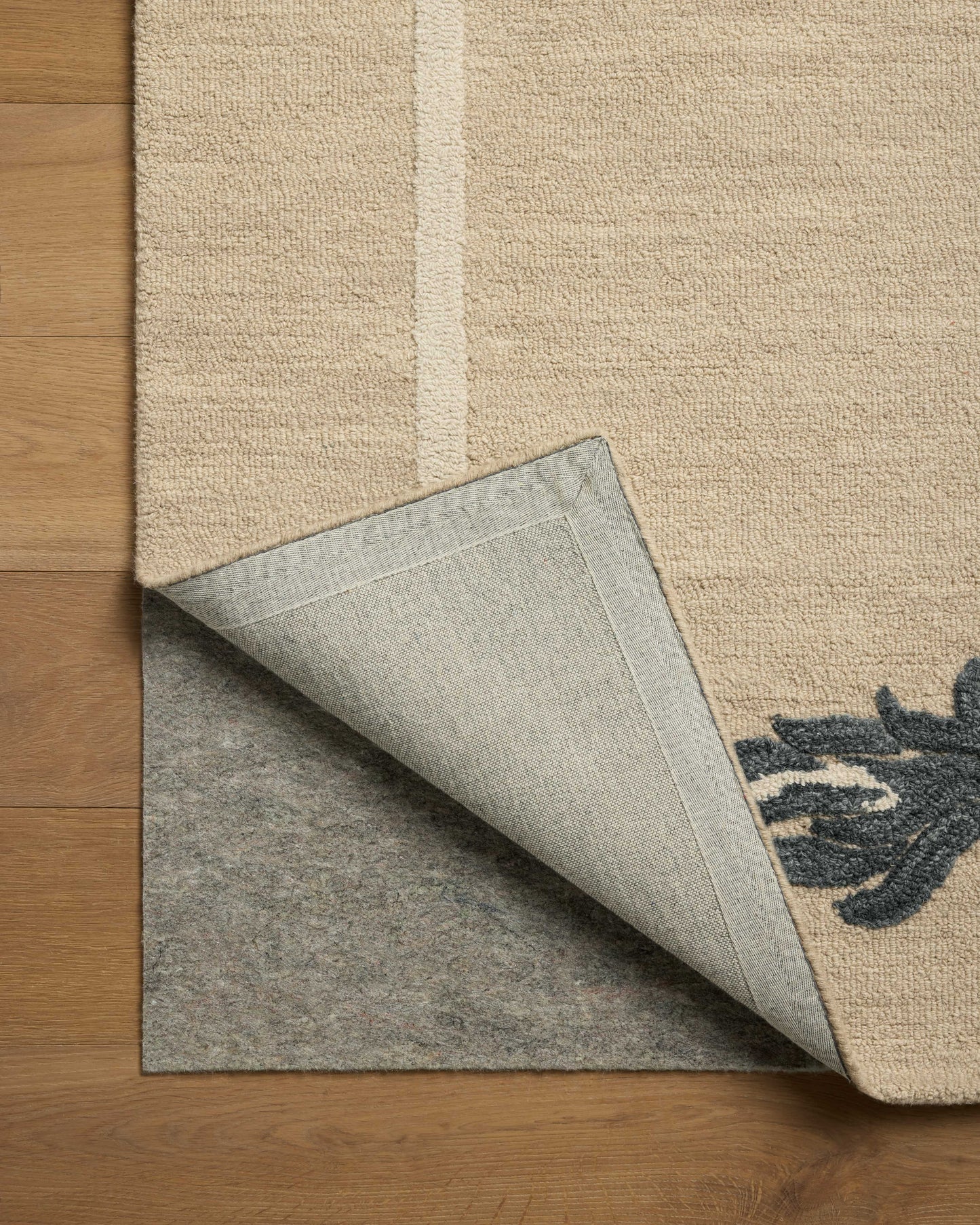 Brigette Romanek x Loloi Romi Oatmeal Midnight Contemporary