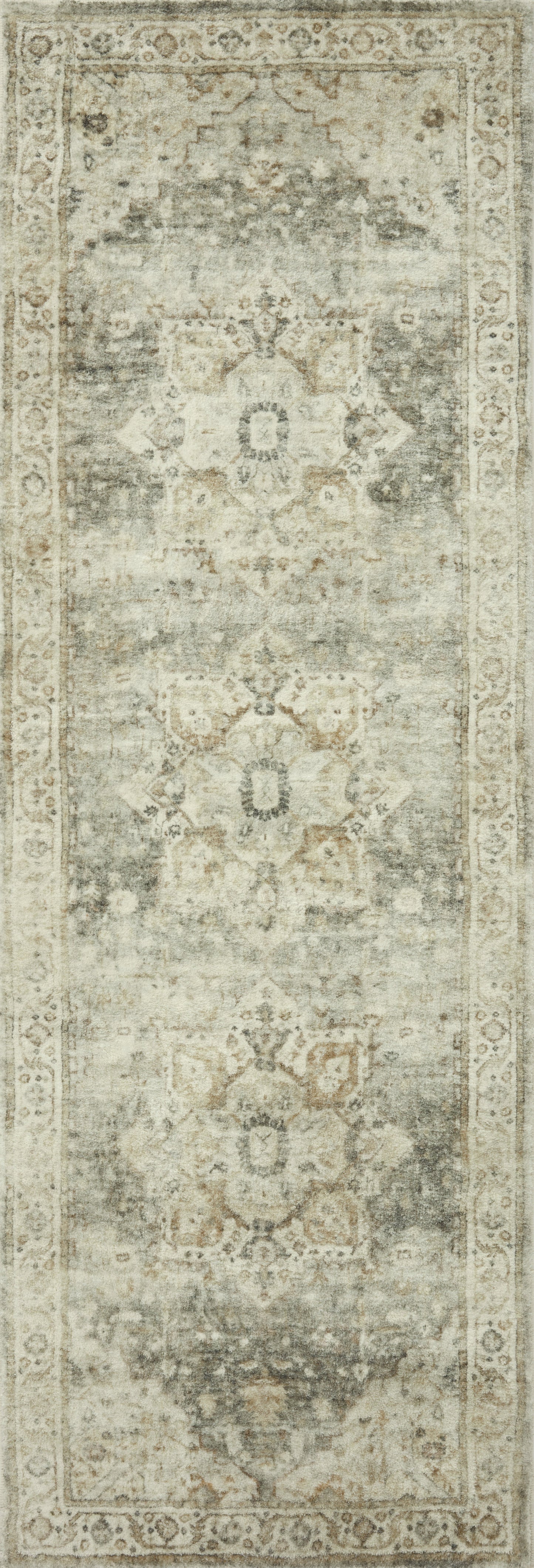 Loloi Rosette Sage Beige Traditional