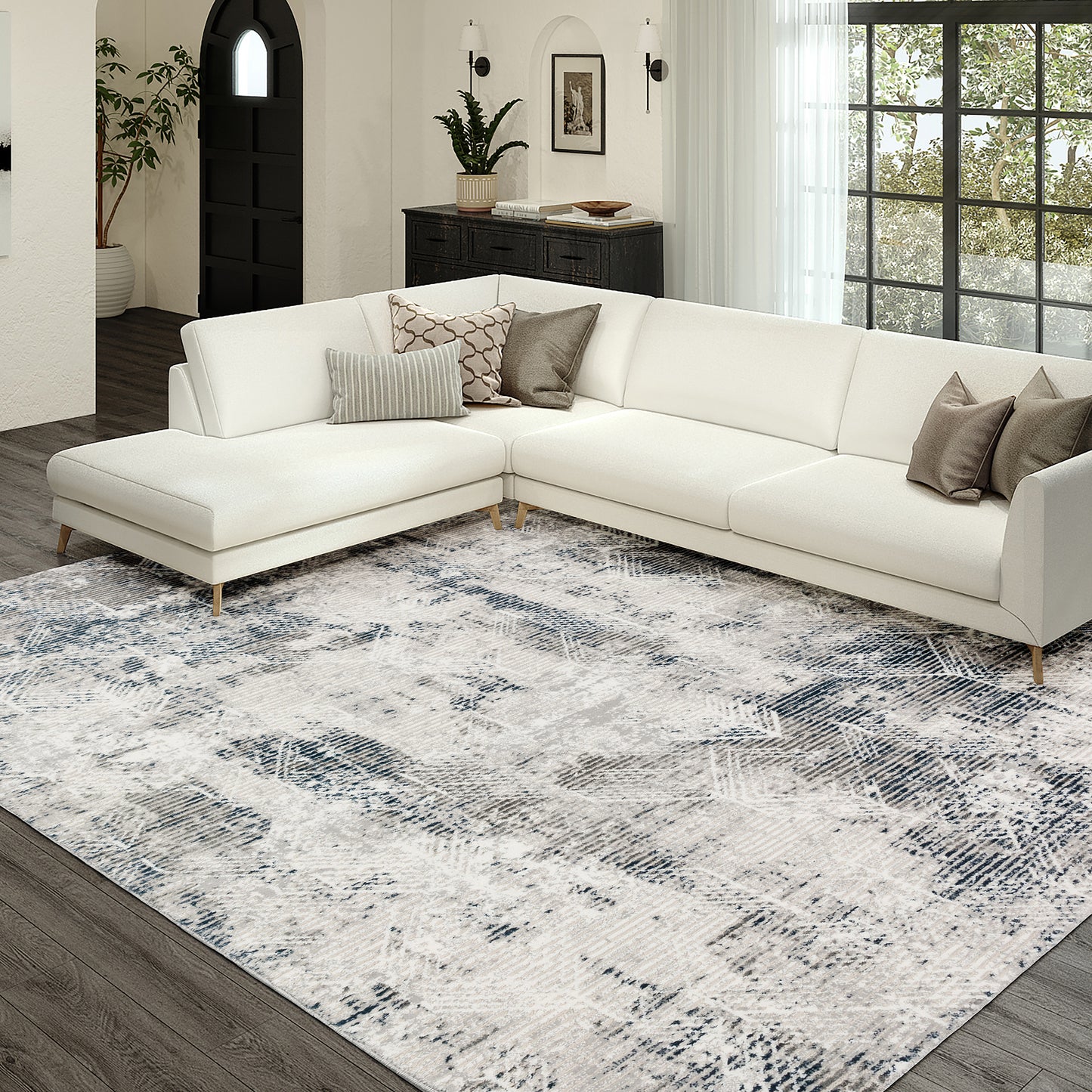 Dalyn Rugs Rhodes Gray Transitional