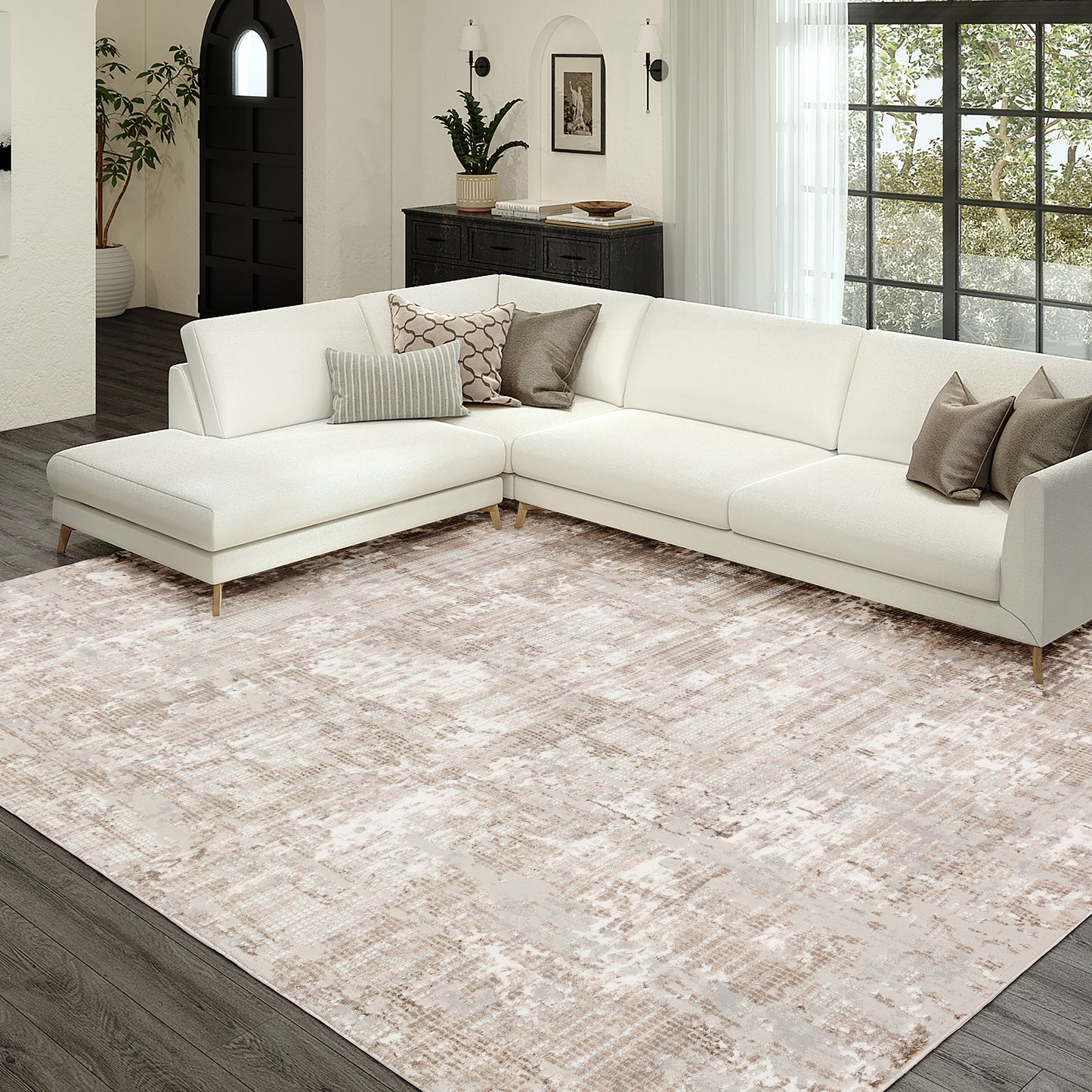 Dalyn Rugs Rhodes Taupe Transitional