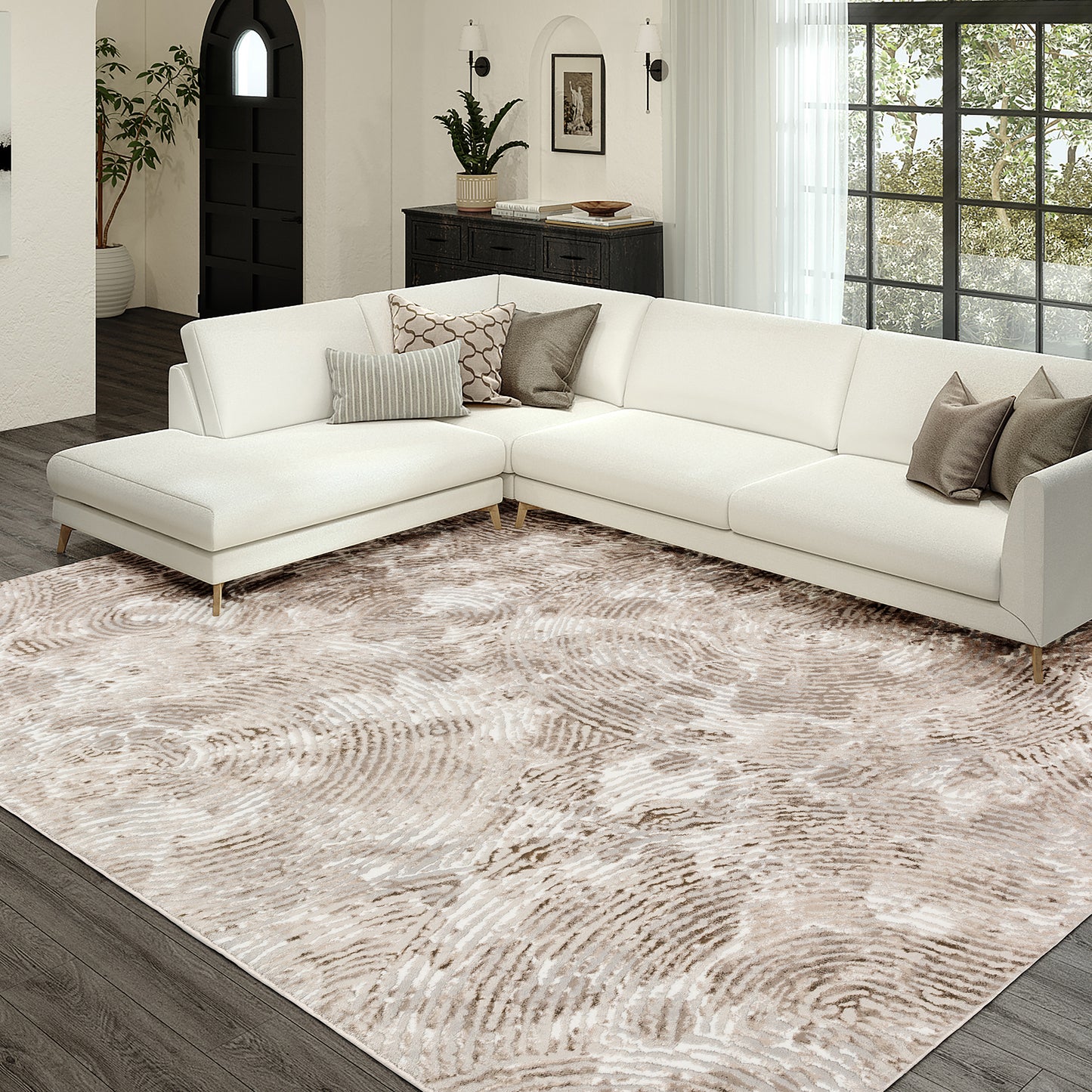 Dalyn Rugs Rhodes Taupe Transitional