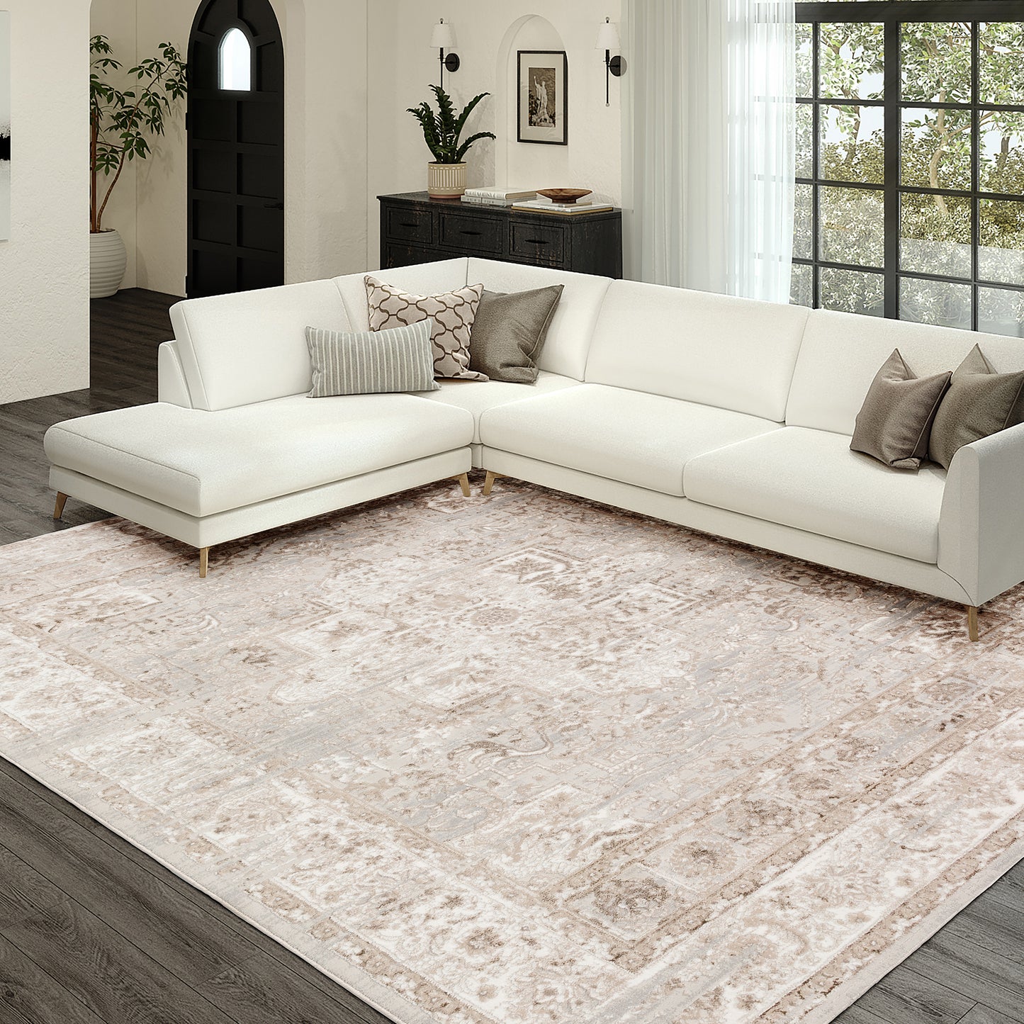 Dalyn Rugs Rhodes Taupe Transitional