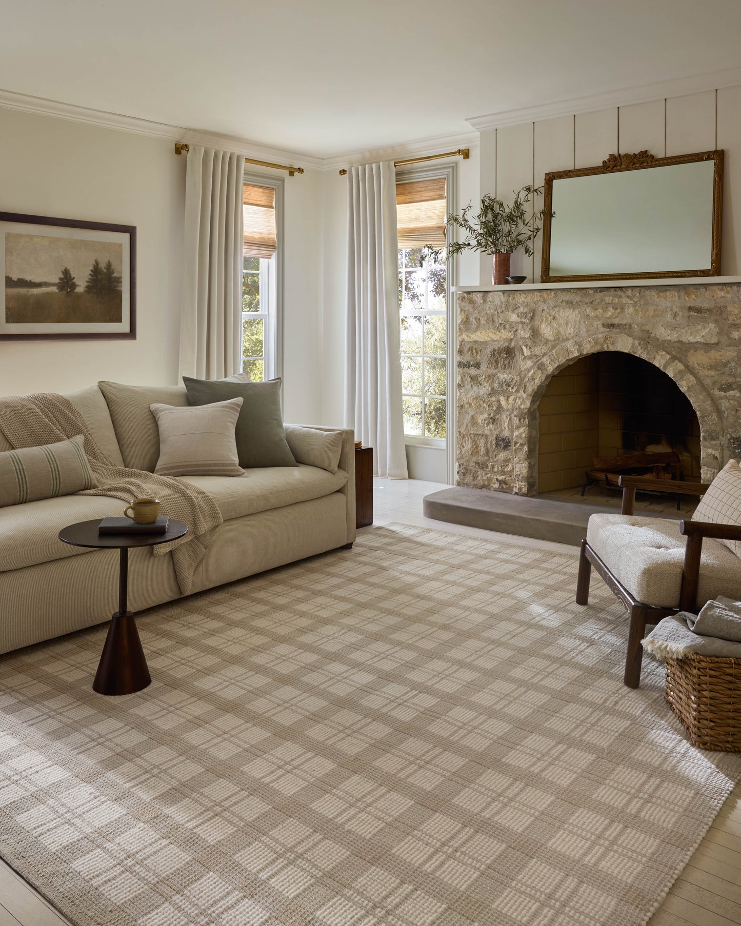 Magnolia Home by Joanna Gaines x Loloi Ryder Beige Ivory Transitional