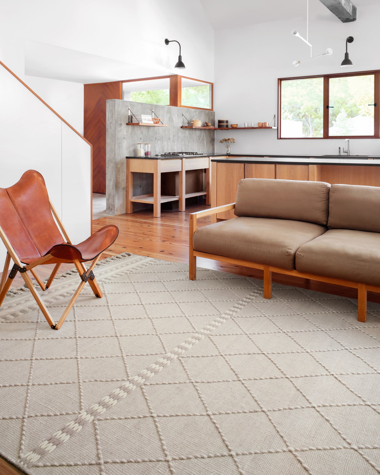 Loloi II Sawyer Silver Contemporary