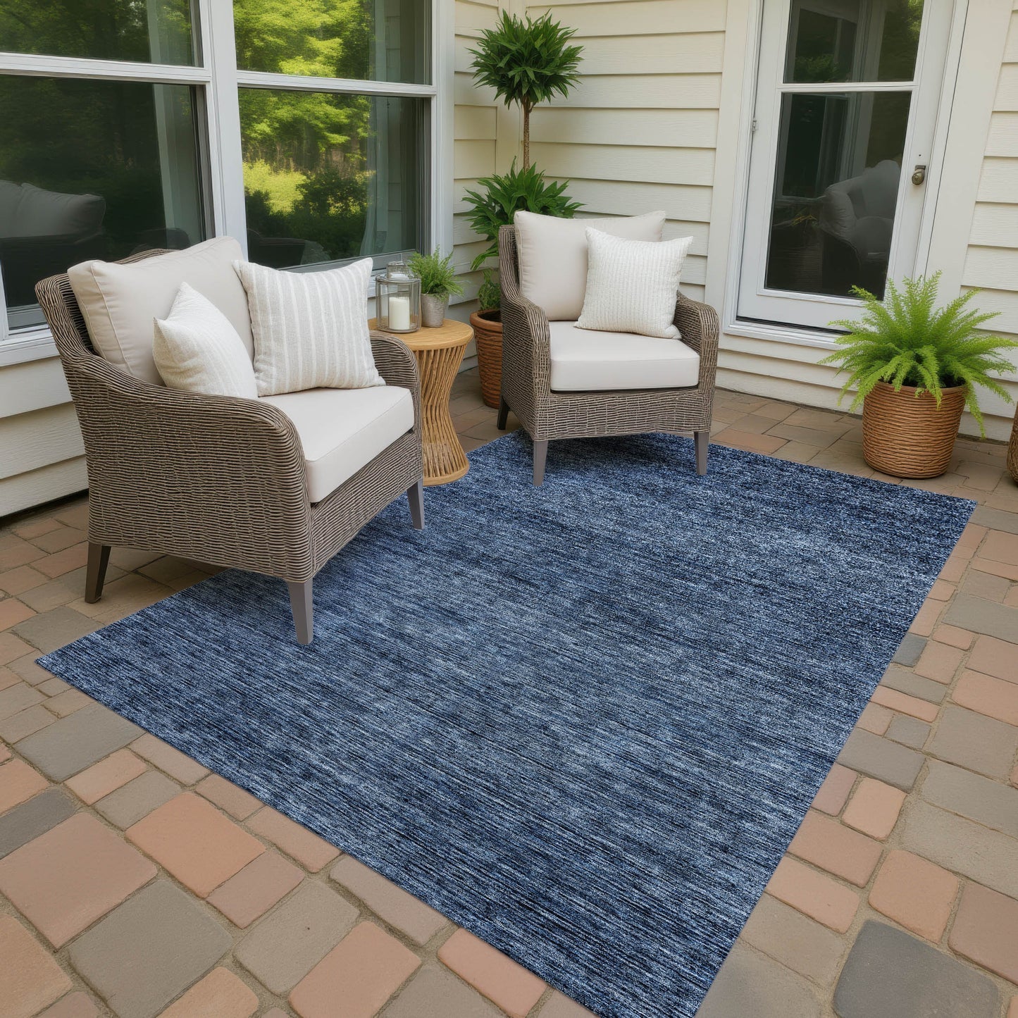 Dalyn Rugs Soft Essentials Navy Transitional