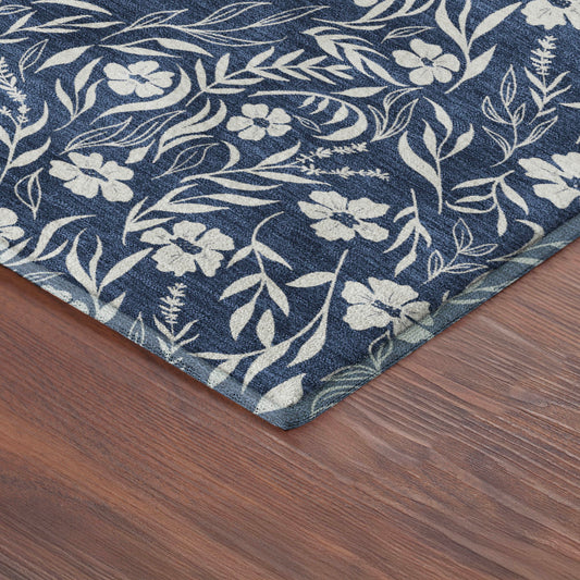 Dalyn Rugs Soft Essentials Navy Transitional
