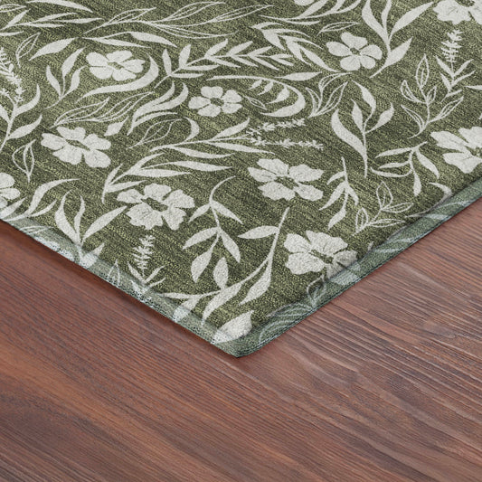 Dalyn Rugs Soft Essentials Olive Transitional