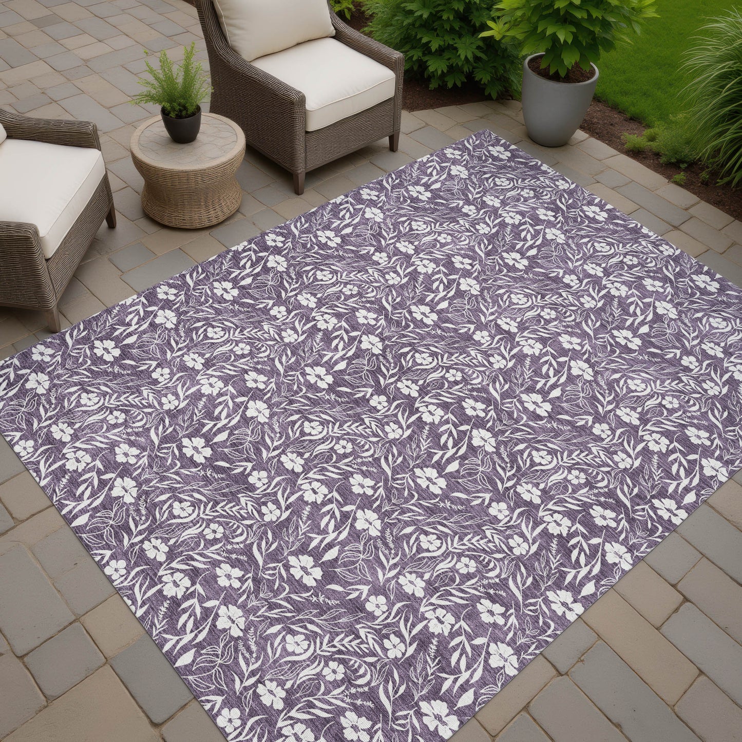 Dalyn Rugs Soft Essentials Purple Transitional