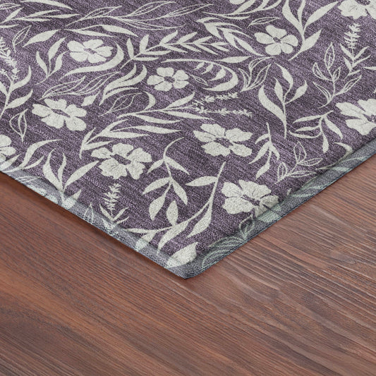 Dalyn Rugs Soft Essentials Purple Transitional