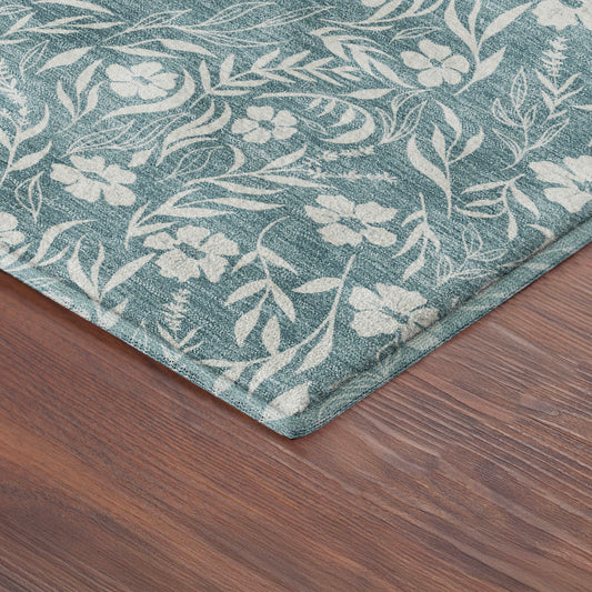 Dalyn Rugs Soft Essentials Teal Transitional