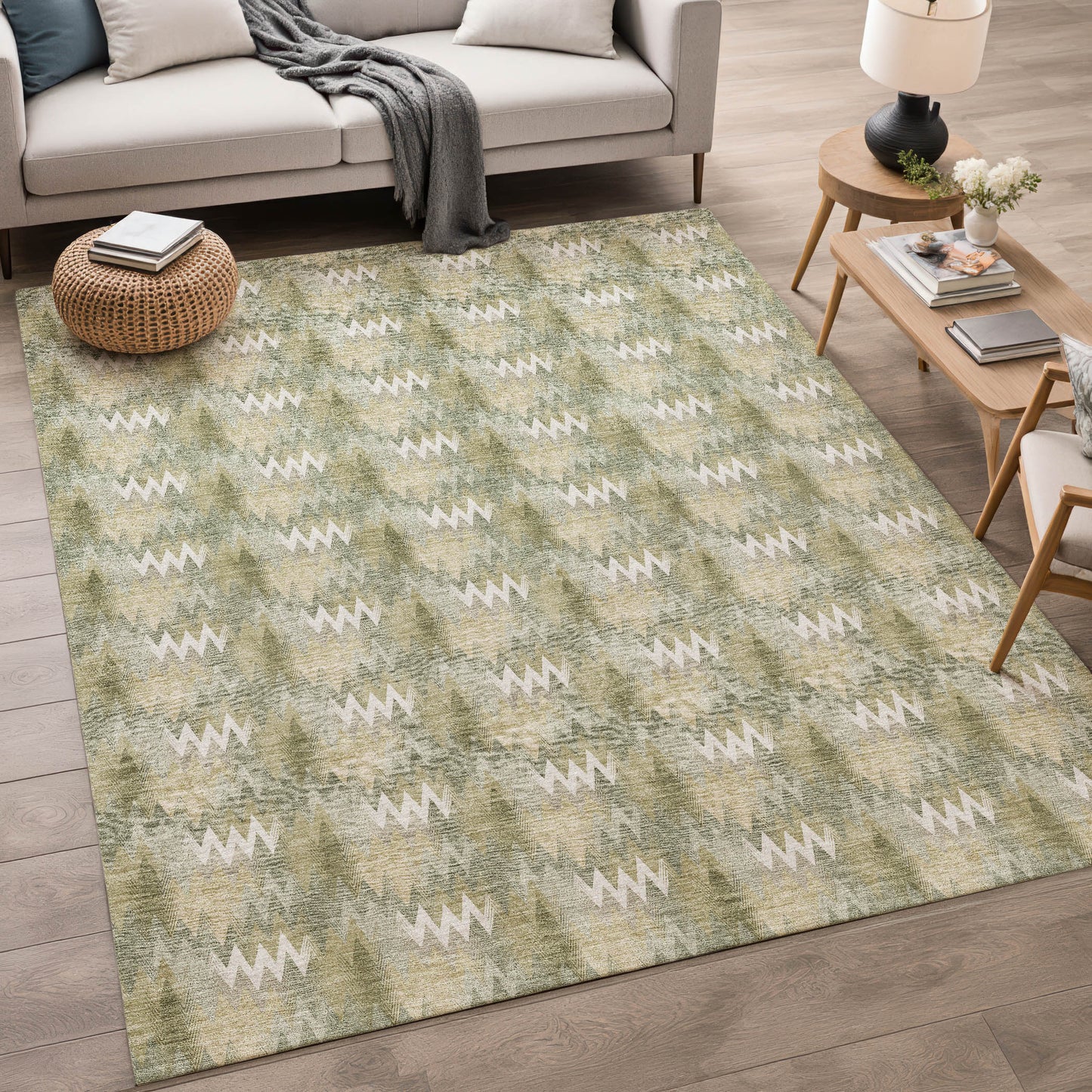 Dalyn Rugs Soft Essentials Olive Transitional