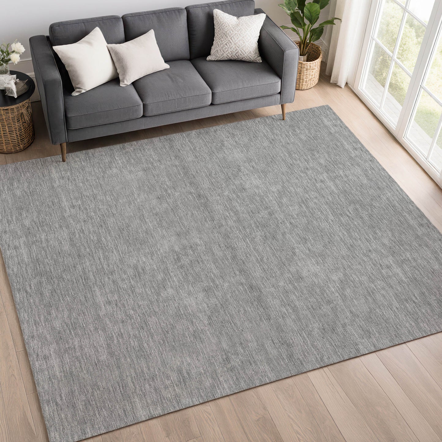Dalyn Rugs Soft Essentials Gray Transitional