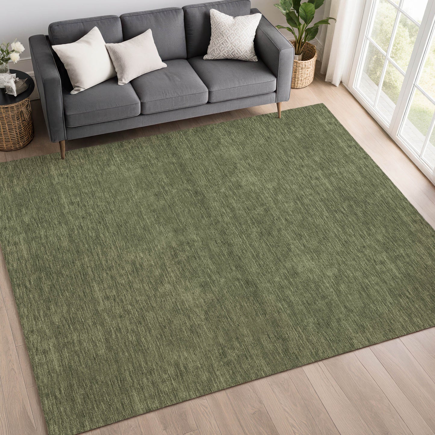 Dalyn Rugs Soft Essentials Olive Transitional