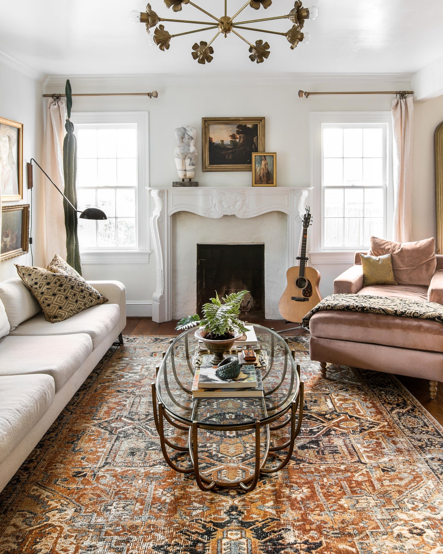 Loloi Sebastian Red Navy Traditional