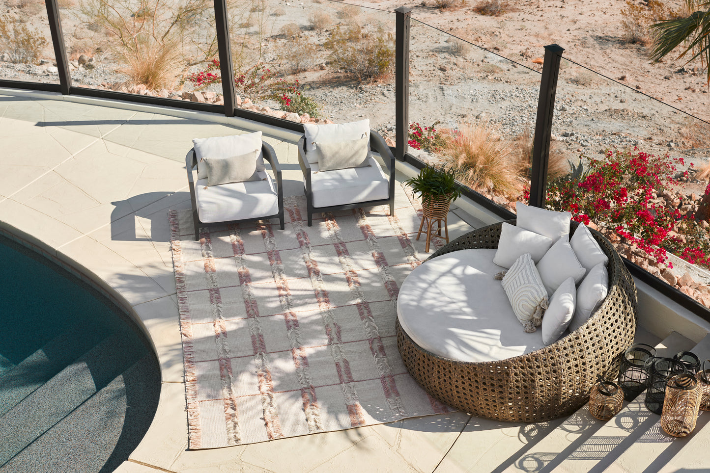 Momeni Serena Pink Contemporary