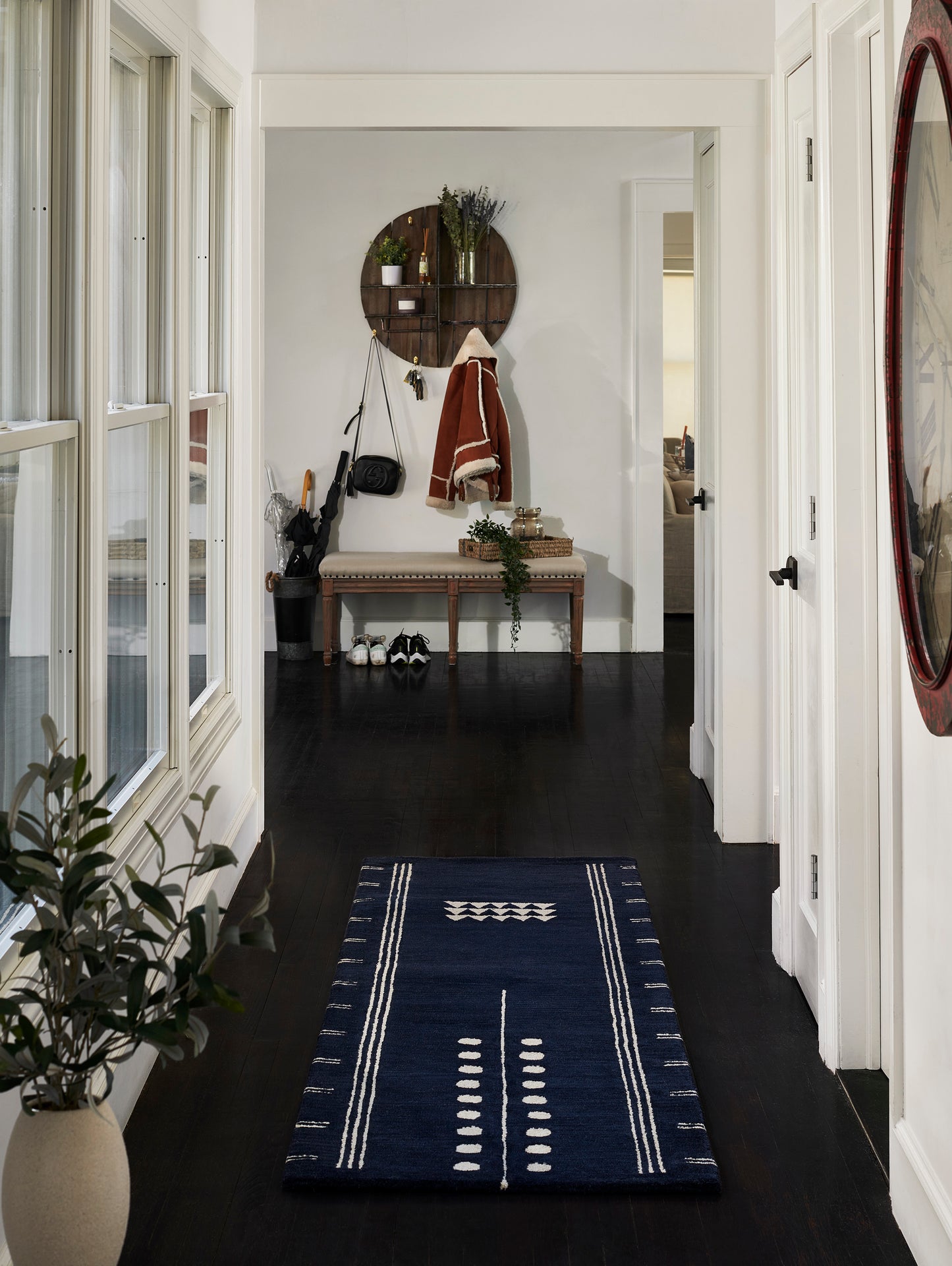 Momeni Simba Navy Contemporary